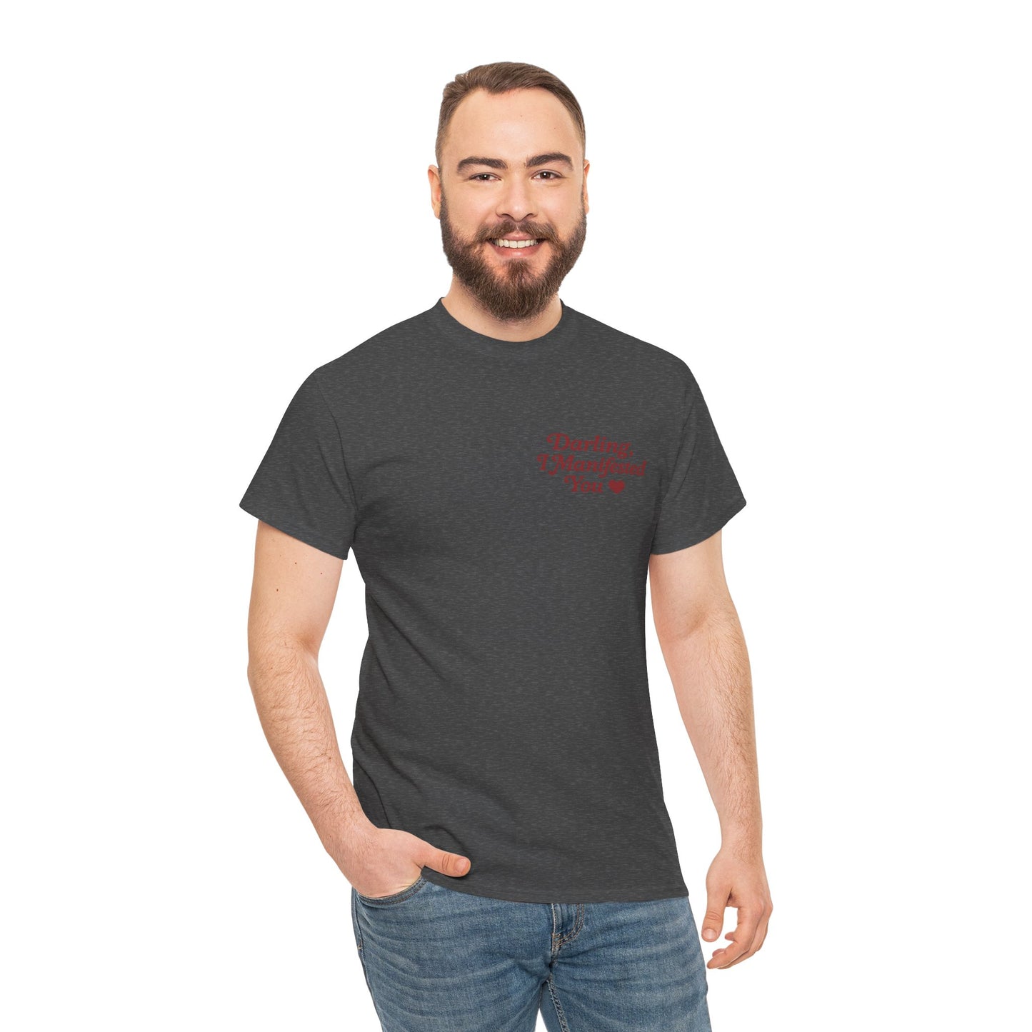 Darling, I Manifested You – Retro Mini Graphic Tee | Unisex Vintage Spiritual Shirt - Madame Soulière
