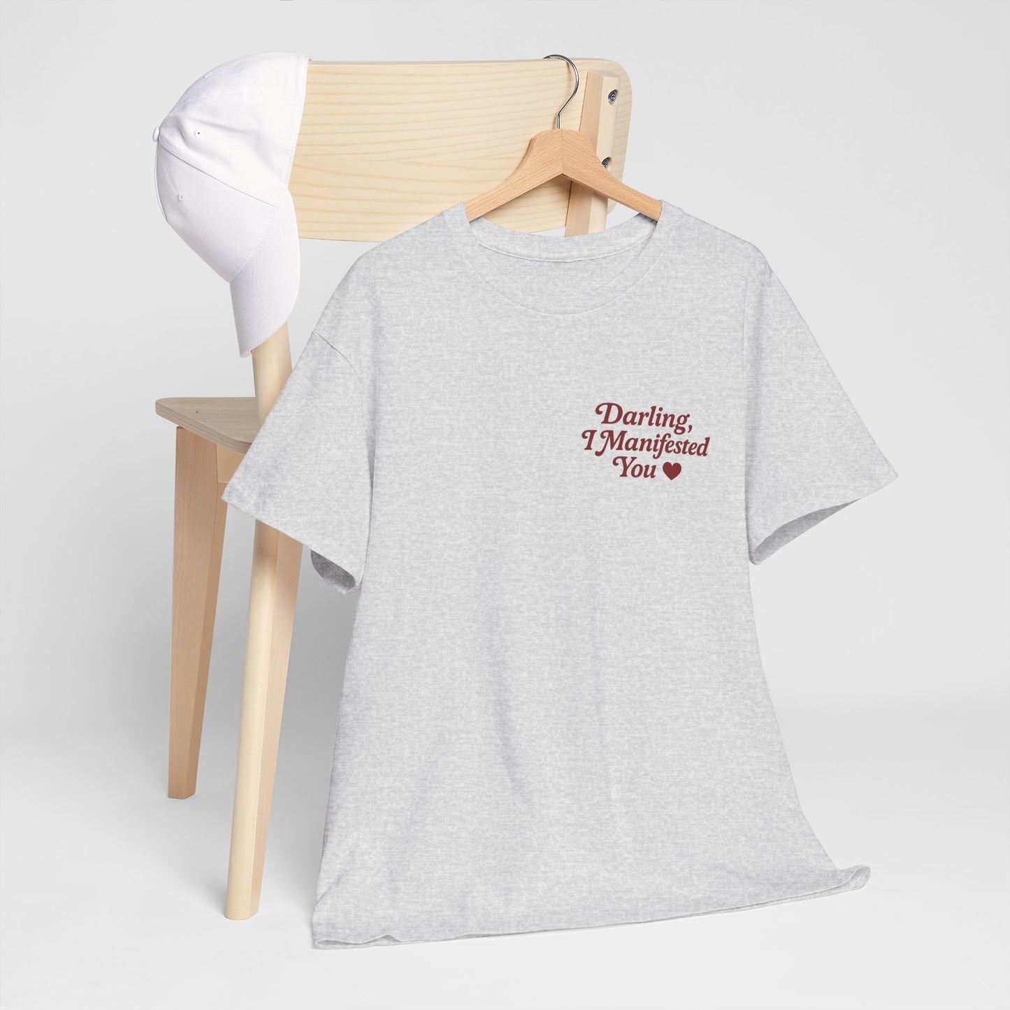 Darling, I Manifested You – Retro Mini Graphic Tee | Unisex Vintage Spiritual Shirt - Madame Soulière