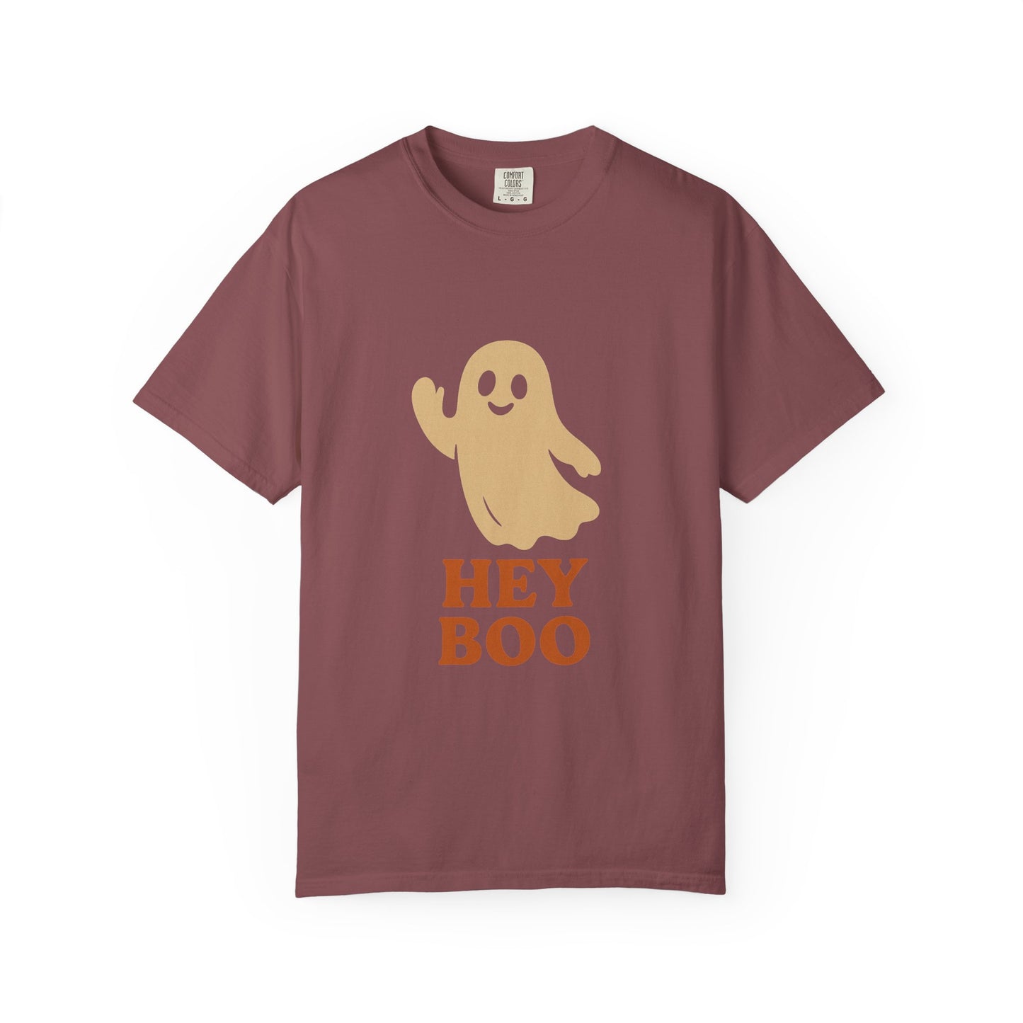 Retro Halloween Ghost T-Shirt – Vintage Pin Up Style Tee, Spooky Season Graphic Top, Hey Boo Shirt for Women & Men - Madame Soulière