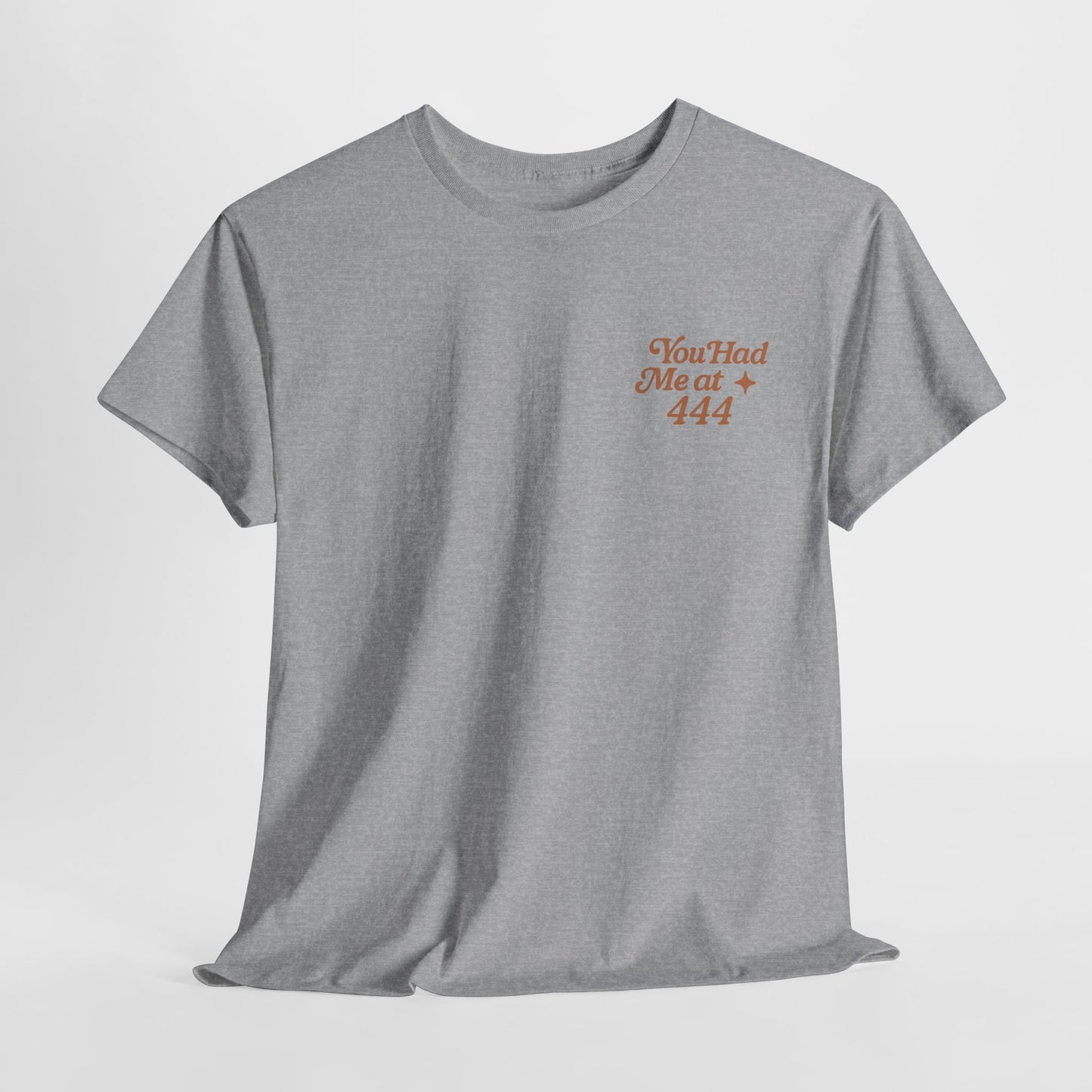 You Had Me at 444 – Retro Angel Number Mini Graphic Tee | Unisex Vintage Spiritual Shirt - Madame Soulière