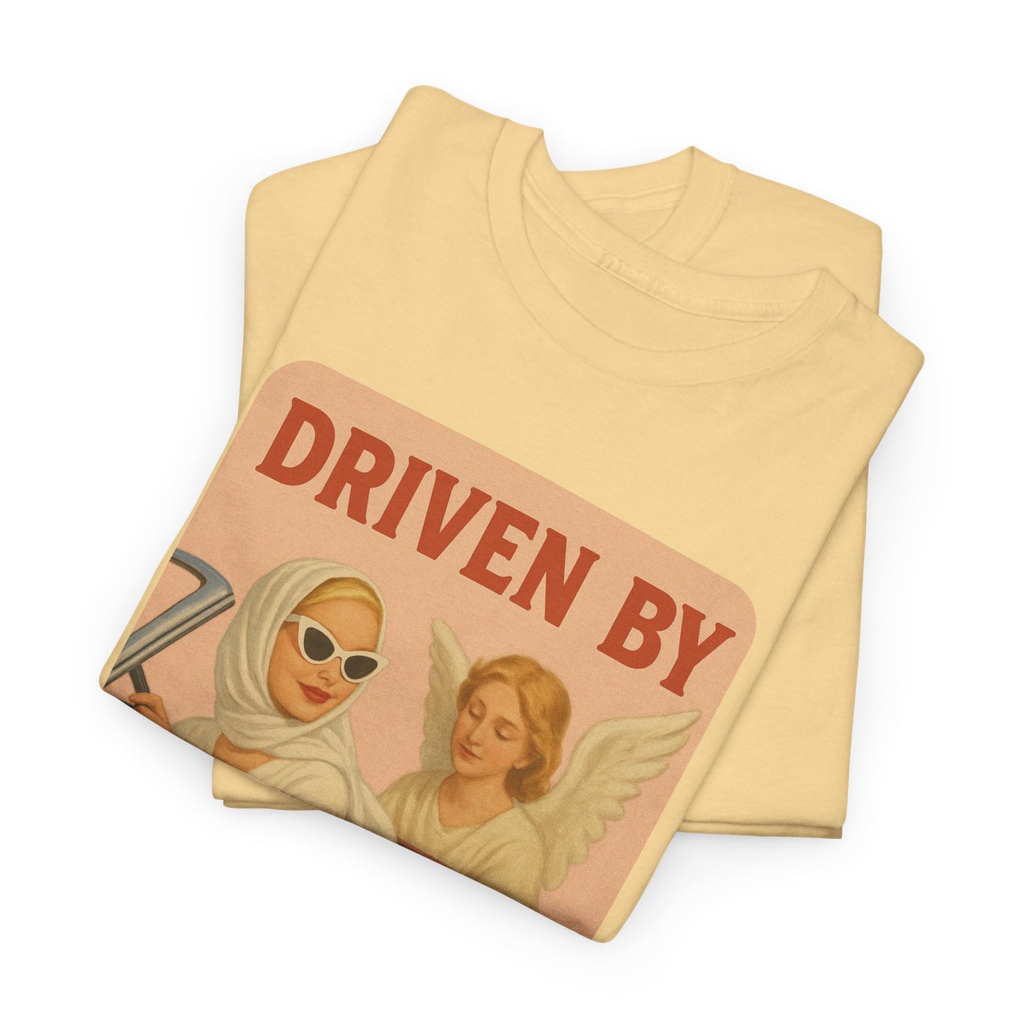 Driven by Soul 444 – Angel Number Retro Graphic Tee | Unisex Vintage Empowerment Shirt - Madame Soulière