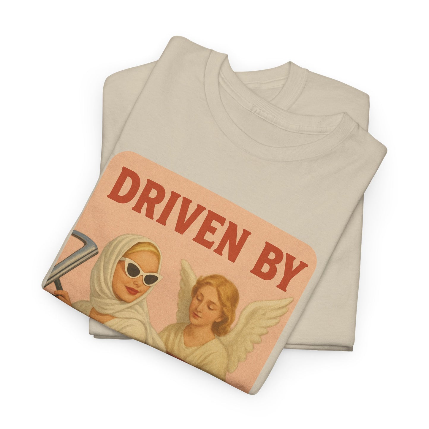 Driven by Soul 444 – Angel Number Retro Graphic Tee | Unisex Vintage Empowerment Shirt - Madame Soulière