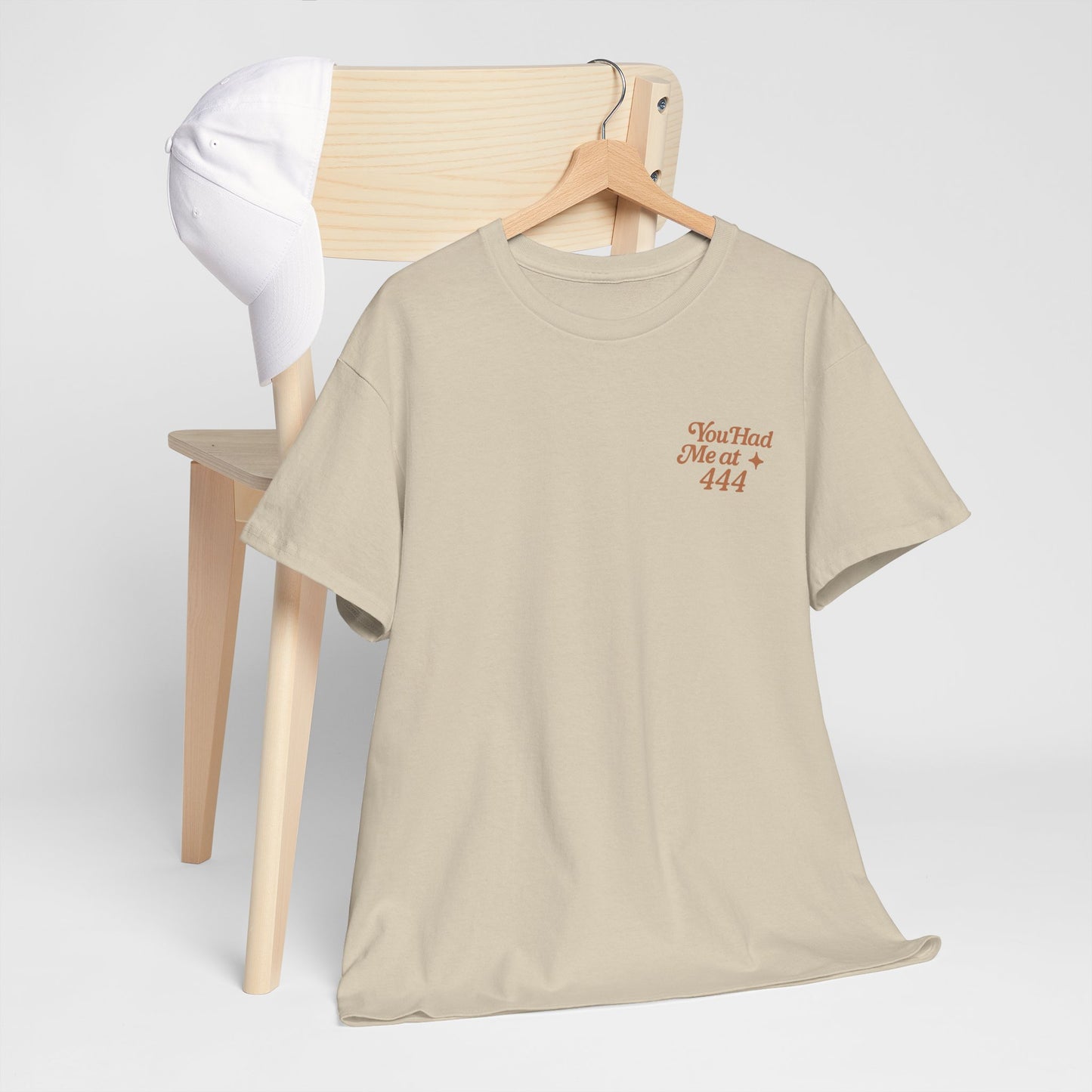 You Had Me at 444 – Retro Angel Number Mini Graphic Tee | Unisex Vintage Spiritual Shirt - Madame Soulière