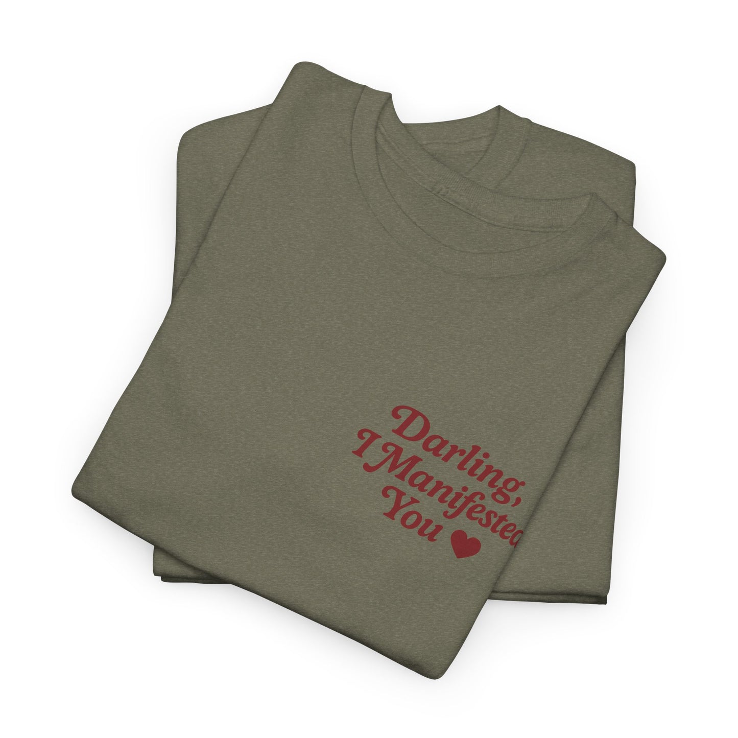 Darling, I Manifested You – Retro Mini Graphic Tee | Unisex Vintage Spiritual Shirt - Madame Soulière
