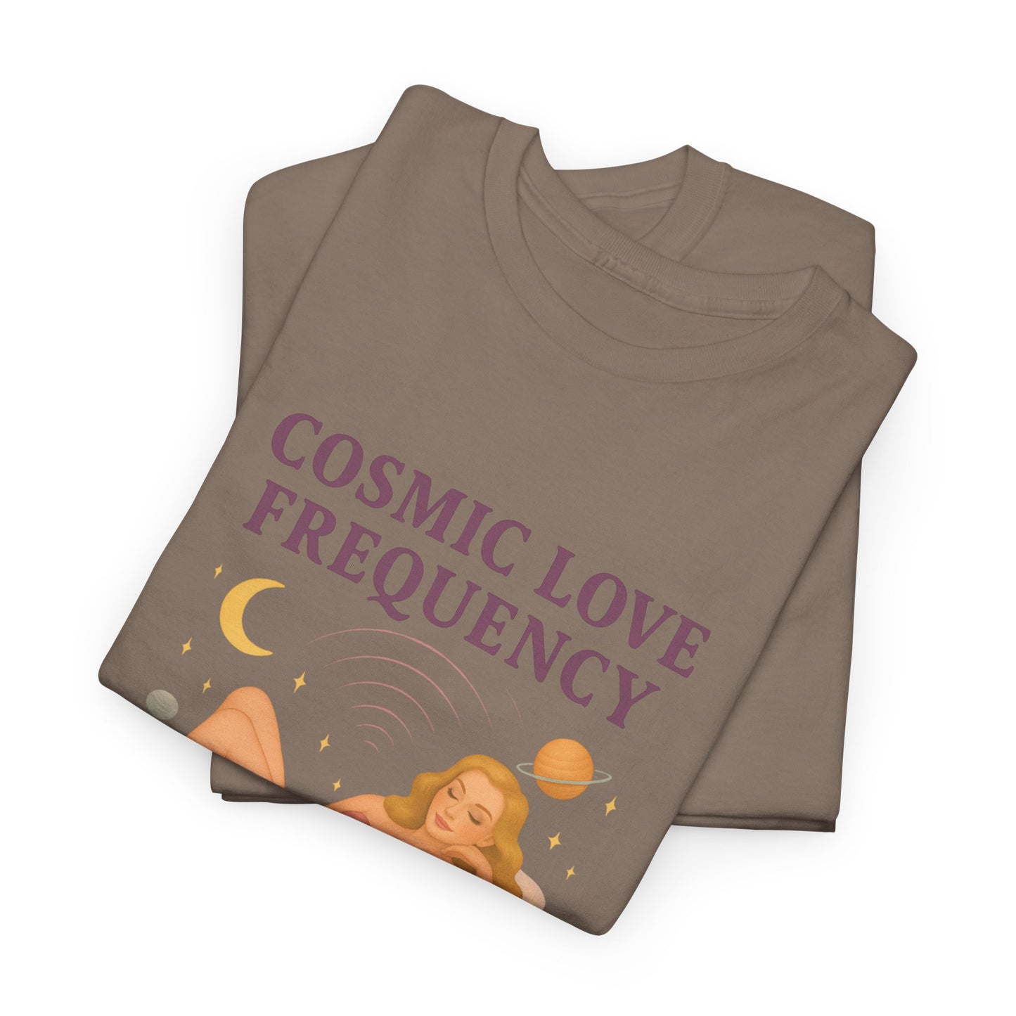 Cosmic Love Frequency 963 Hz Unisex T-Shirt – Retro Vintage Spiritual Graphic Tee, Angel Number Vibes, Feminine Pin Up Inspired Top - Madame Soulière