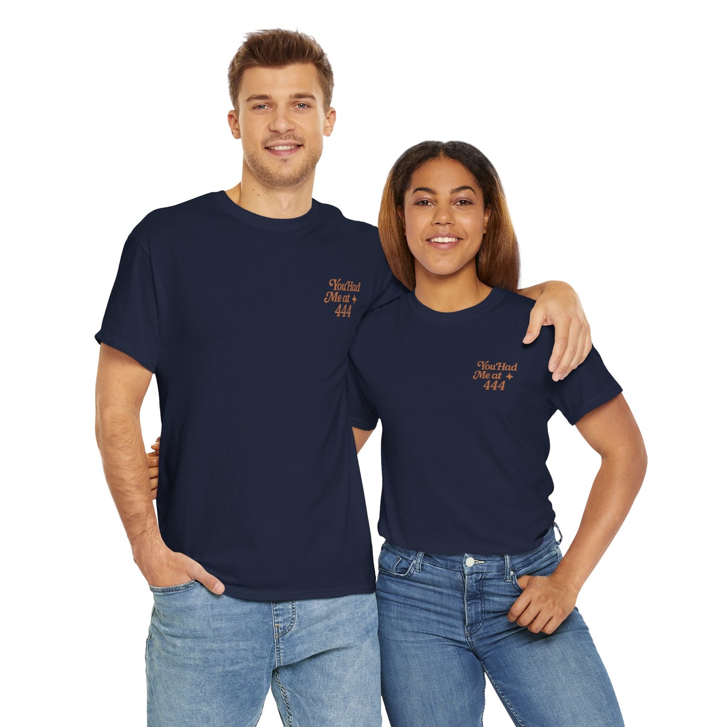 You Had Me at 444 – Retro Angel Number Mini Graphic Tee | Unisex Vintage Spiritual Shirt - Madame Soulière
