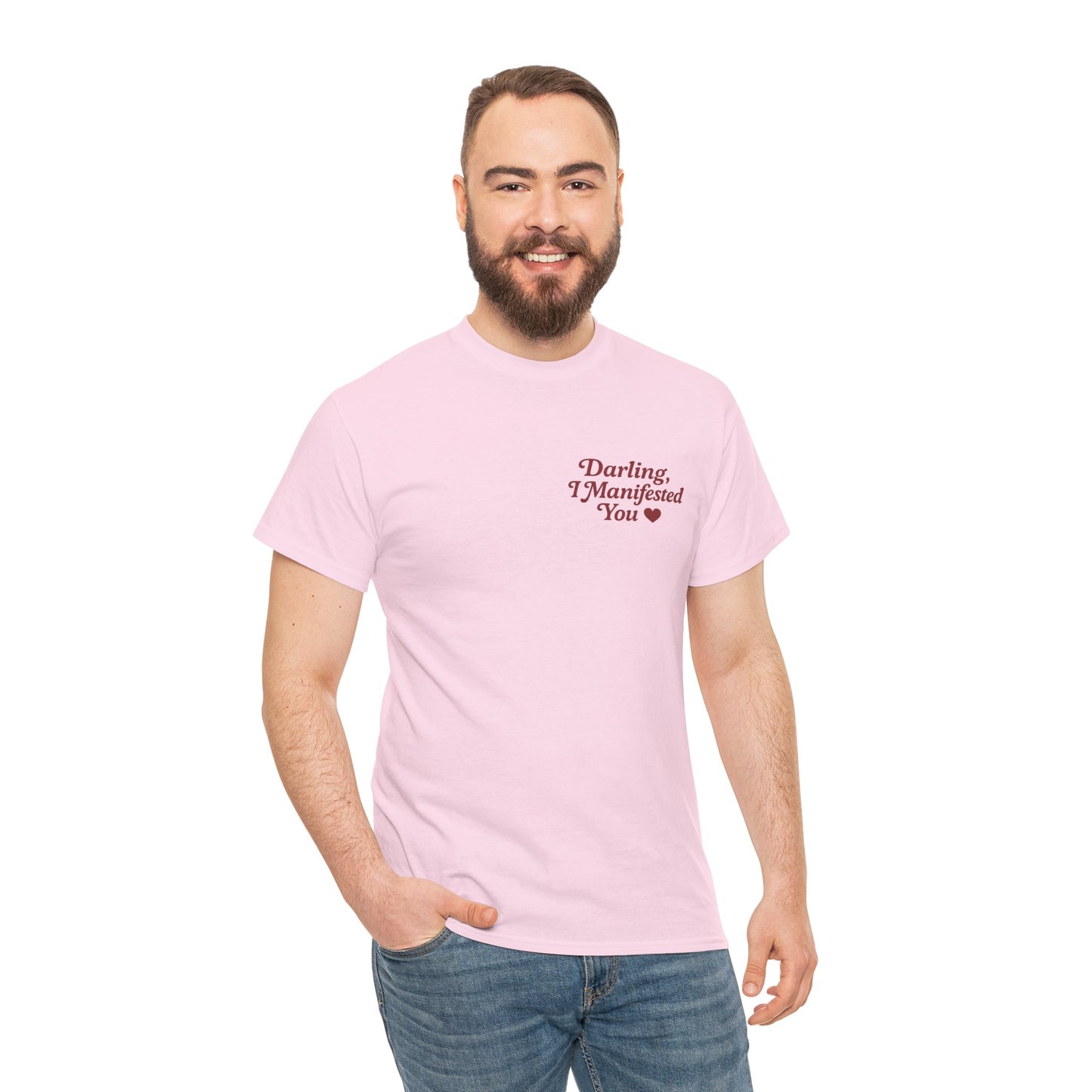 Darling, I Manifested You – Retro Mini Graphic Tee | Unisex Vintage Spiritual Shirt - Madame Soulière