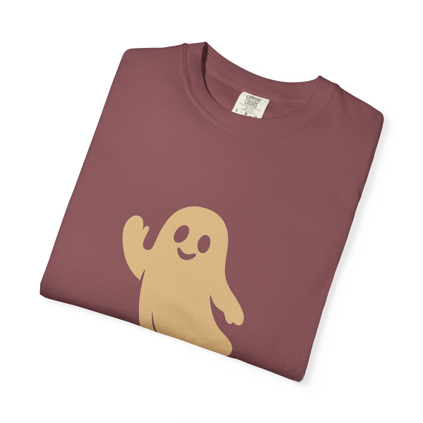 Retro Halloween Ghost T-Shirt – Vintage Pin Up Style Tee, Spooky Season Graphic Top, Hey Boo Shirt for Women & Men - Madame Soulière