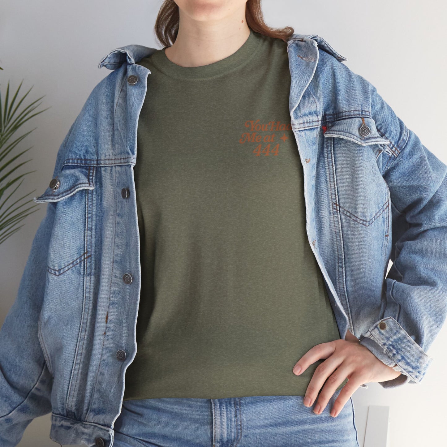 You Had Me at 444 – Retro Angel Number Mini Graphic Tee | Unisex Vintage Spiritual Shirt - Madame Soulière