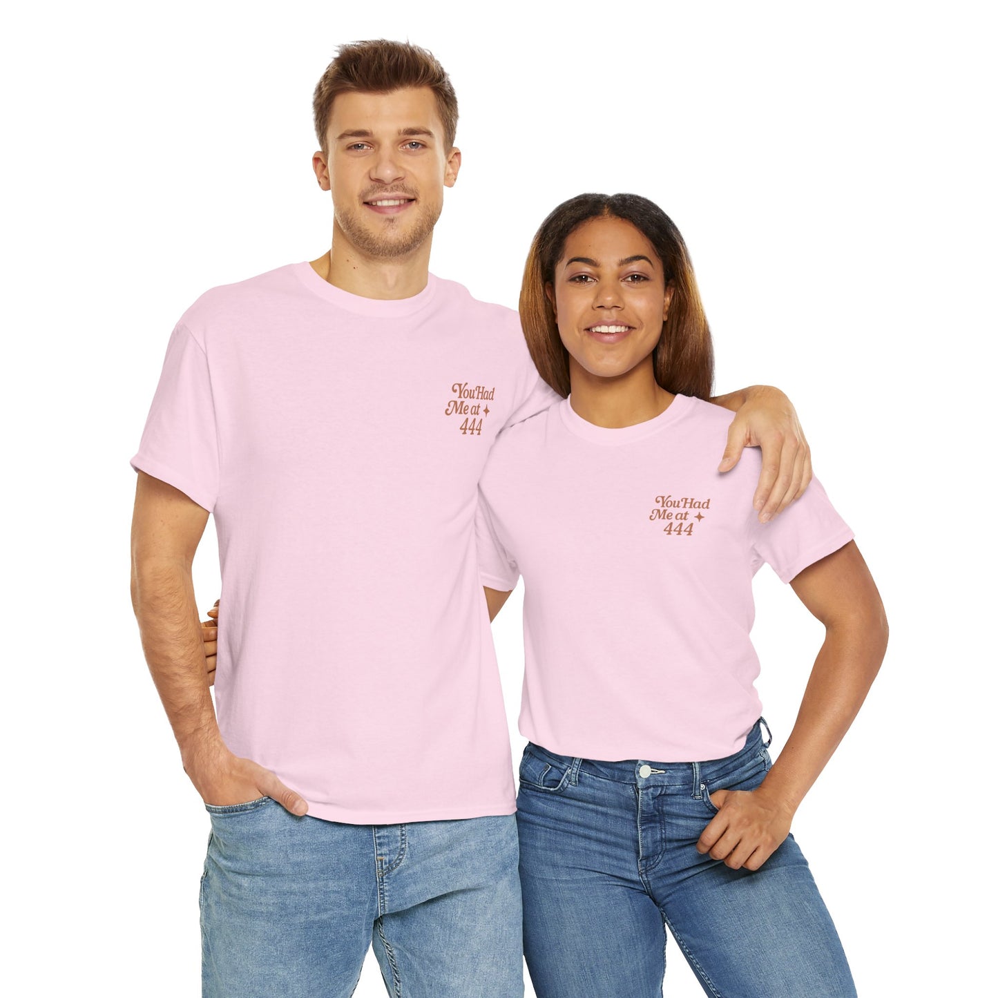 You Had Me at 444 – Retro Angel Number Mini Graphic Tee | Unisex Vintage Spiritual Shirt - Madame Soulière
