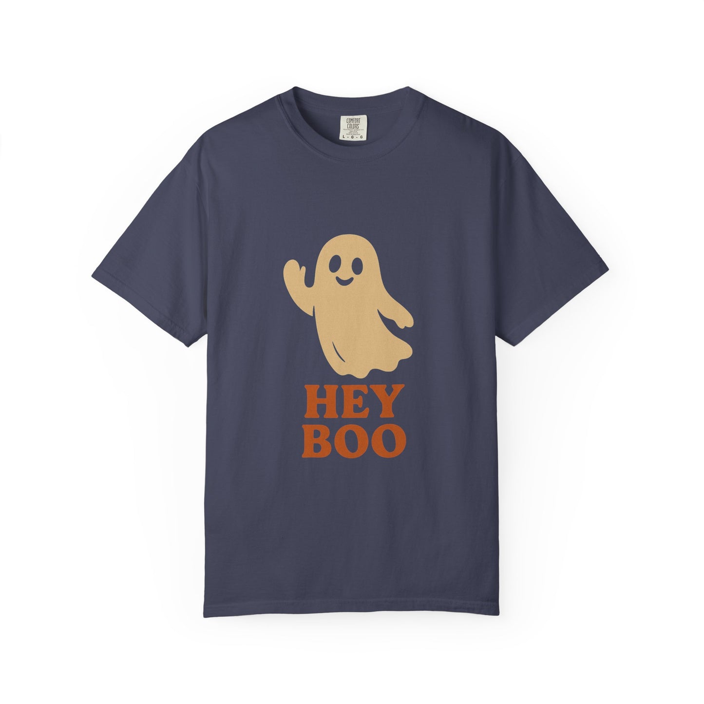 Retro Halloween Ghost T-Shirt – Vintage Pin Up Style Tee, Spooky Season Graphic Top, Hey Boo Shirt for Women & Men - Madame Soulière
