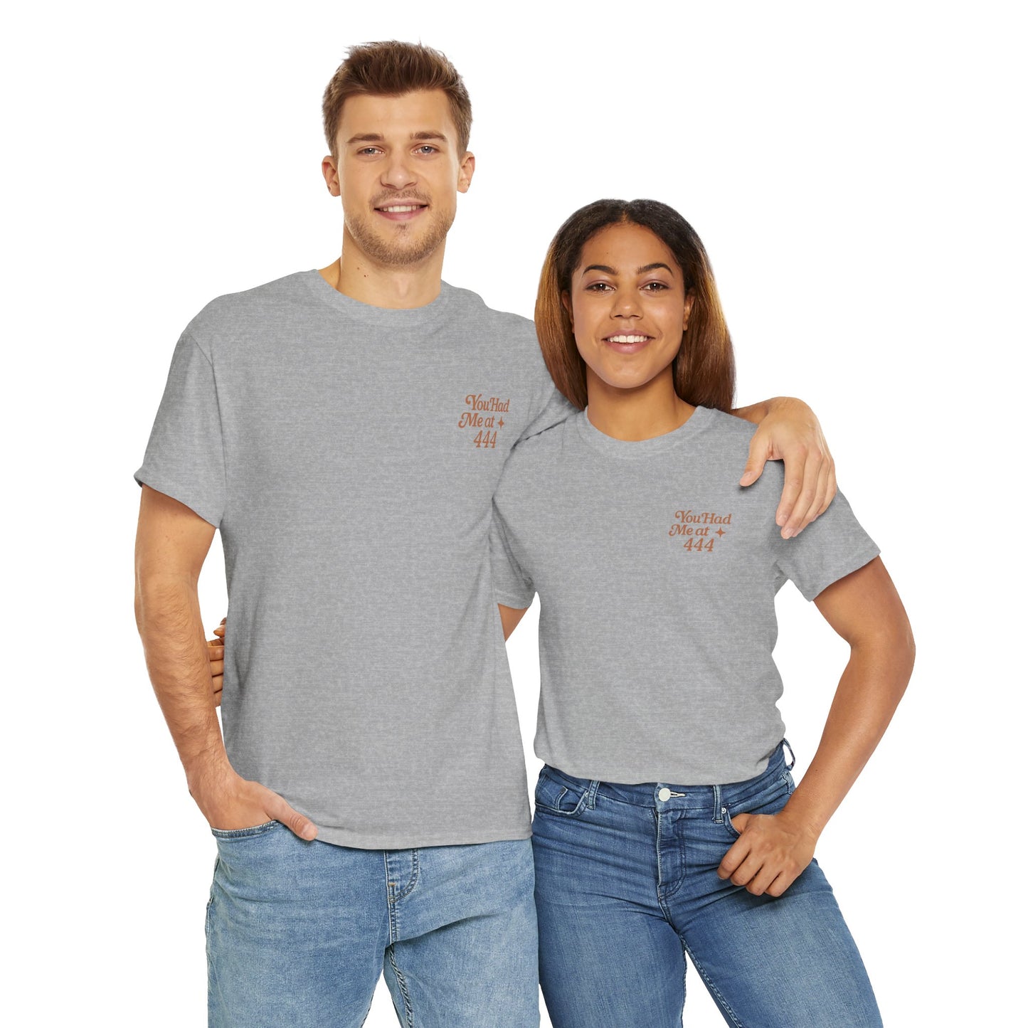 You Had Me at 444 – Retro Angel Number Mini Graphic Tee | Unisex Vintage Spiritual Shirt - Madame Soulière