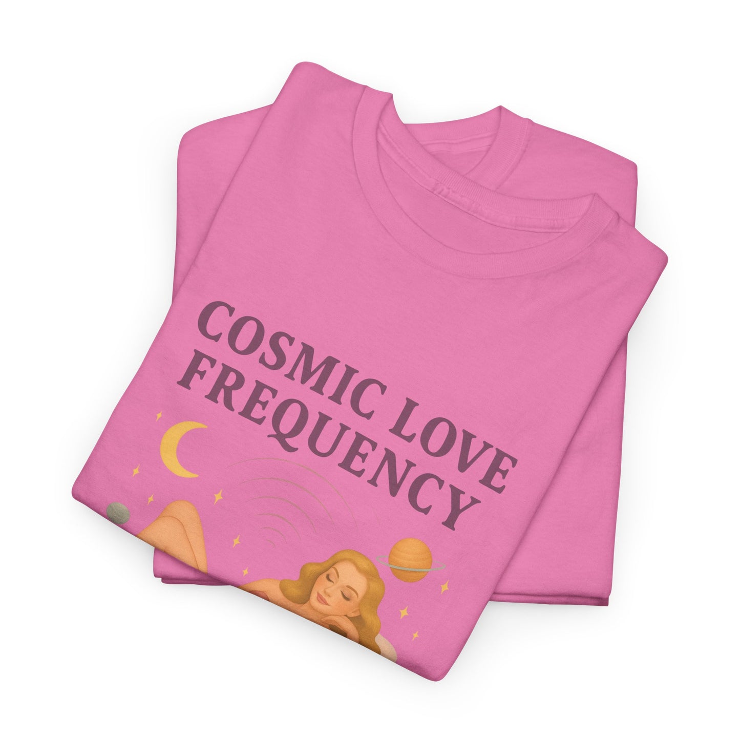 Cosmic Love Frequency 963 Hz Unisex T-Shirt – Retro Vintage Spiritual Graphic Tee, Angel Number Vibes, Feminine Pin Up Inspired Top - Madame Soulière
