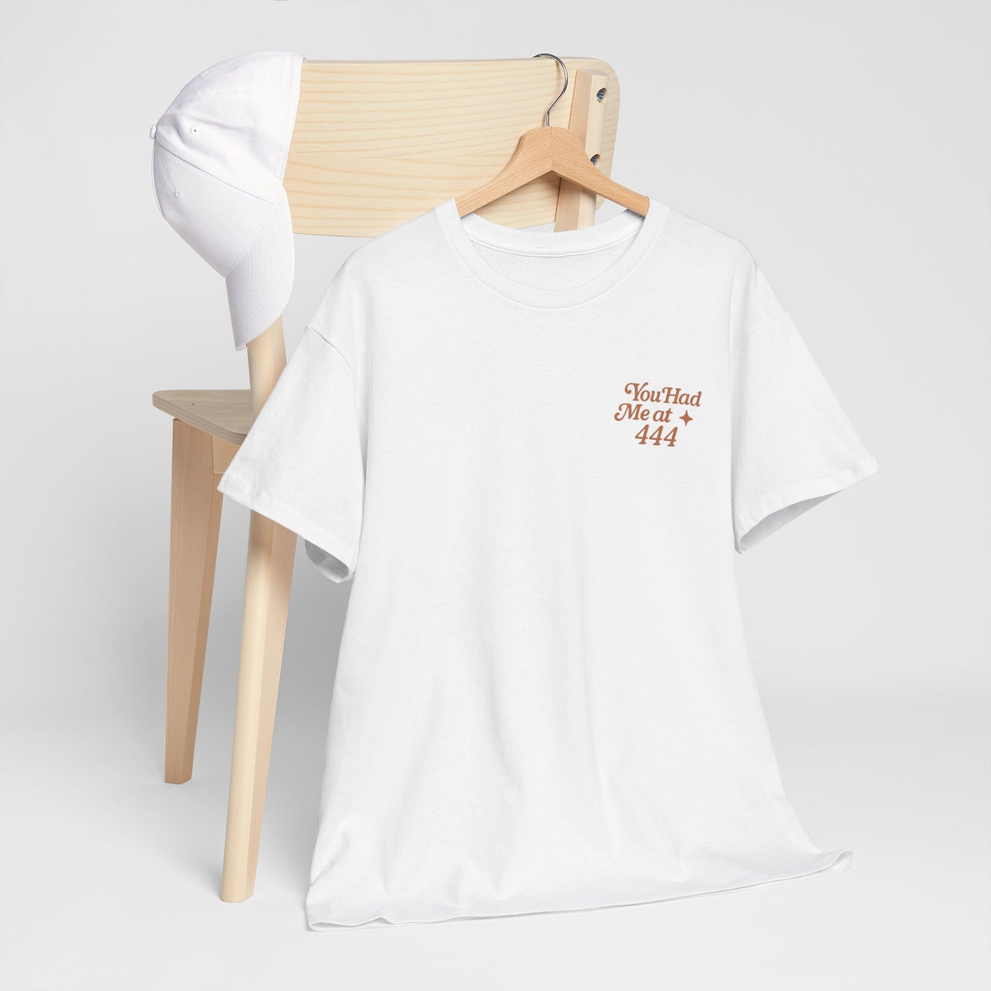 You Had Me at 444 – Retro Angel Number Mini Graphic Tee | Unisex Vintage Spiritual Shirt - Madame Soulière