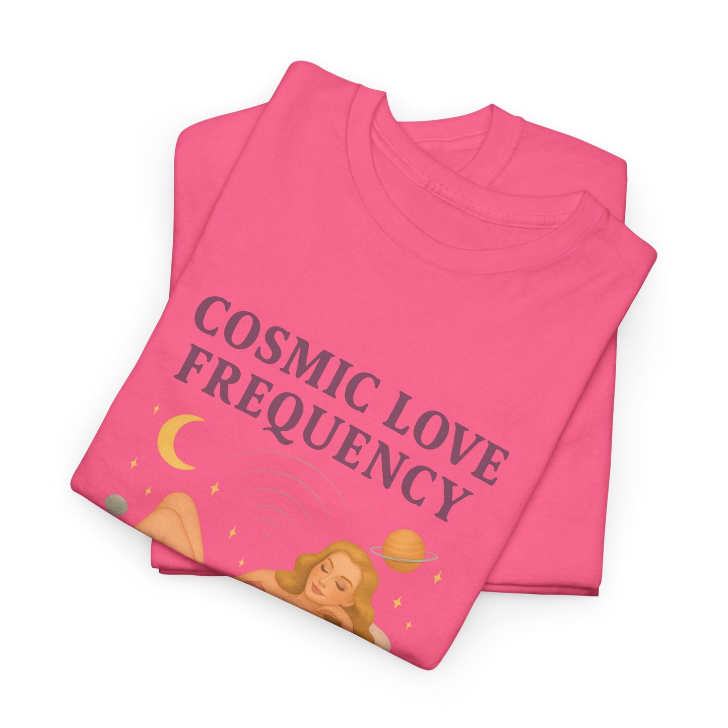 Cosmic Love Frequency 963 Hz Unisex T-Shirt – Retro Vintage Spiritual Graphic Tee, Angel Number Vibes, Feminine Pin Up Inspired Top - Madame Soulière