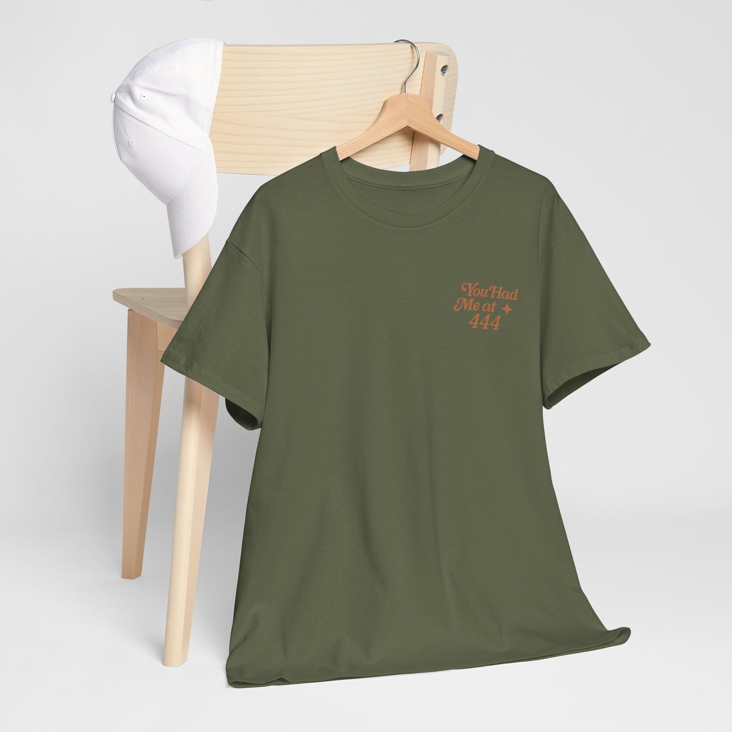 You Had Me at 444 – Retro Angel Number Mini Graphic Tee | Unisex Vintage Spiritual Shirt - Madame Soulière