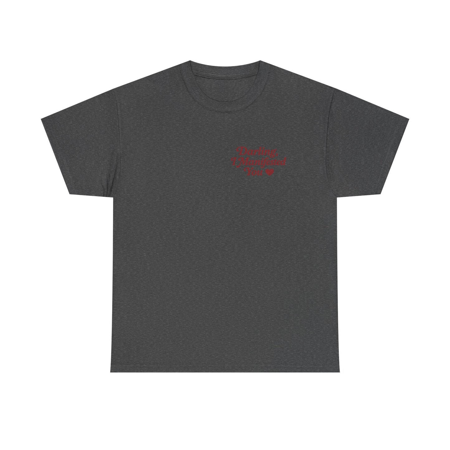 Darling, I Manifested You – Retro Mini Graphic Tee | Unisex Vintage Spiritual Shirt - Madame Soulière