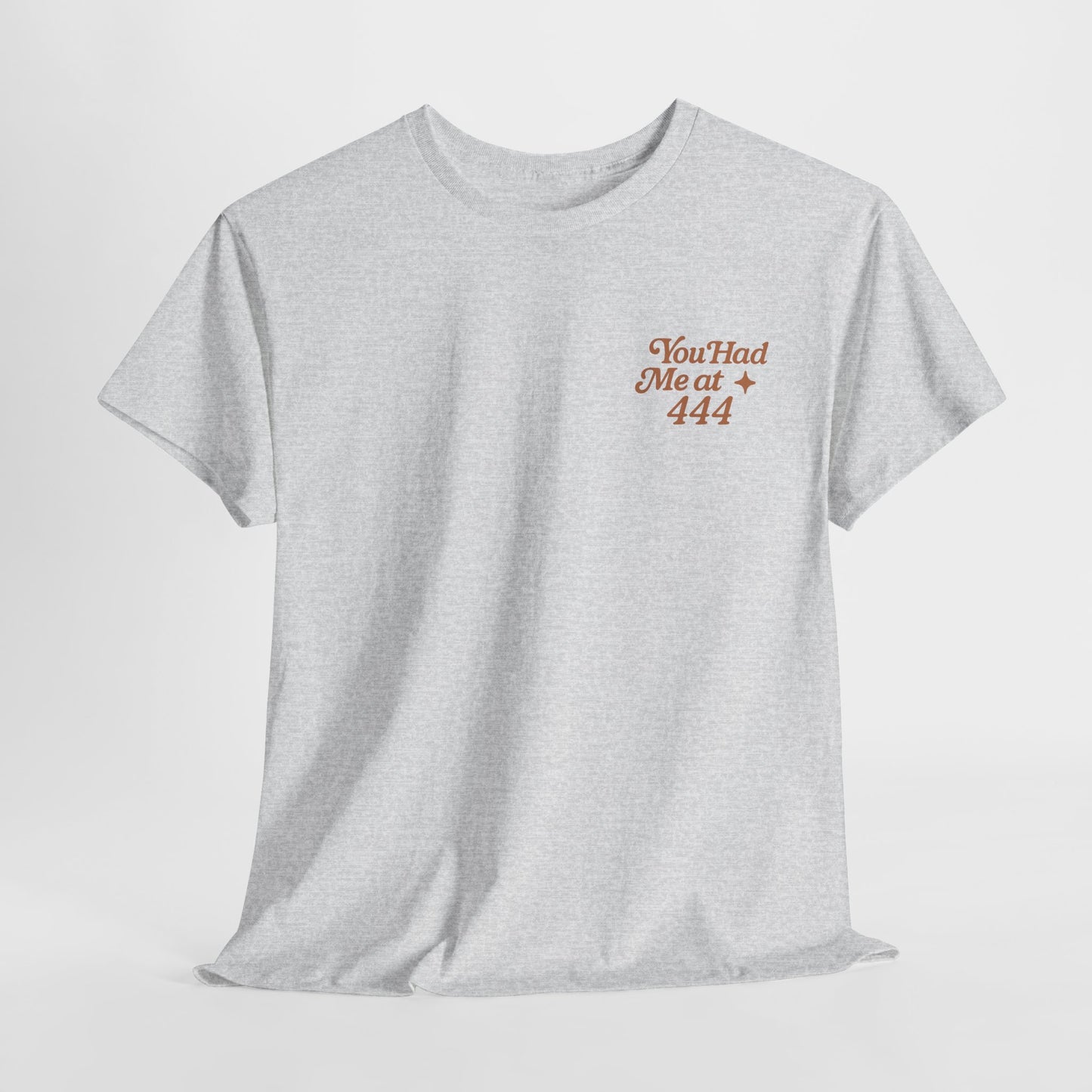 You Had Me at 444 – Retro Angel Number Mini Graphic Tee | Unisex Vintage Spiritual Shirt - Madame Soulière