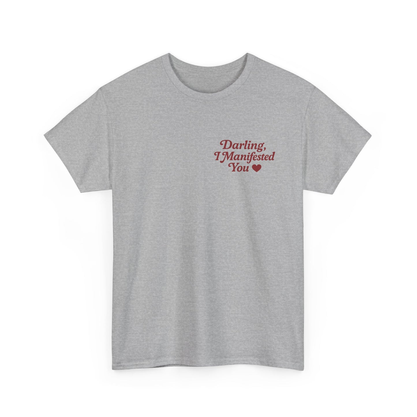 Darling, I Manifested You – Retro Mini Graphic Tee | Unisex Vintage Spiritual Shirt - Madame Soulière
