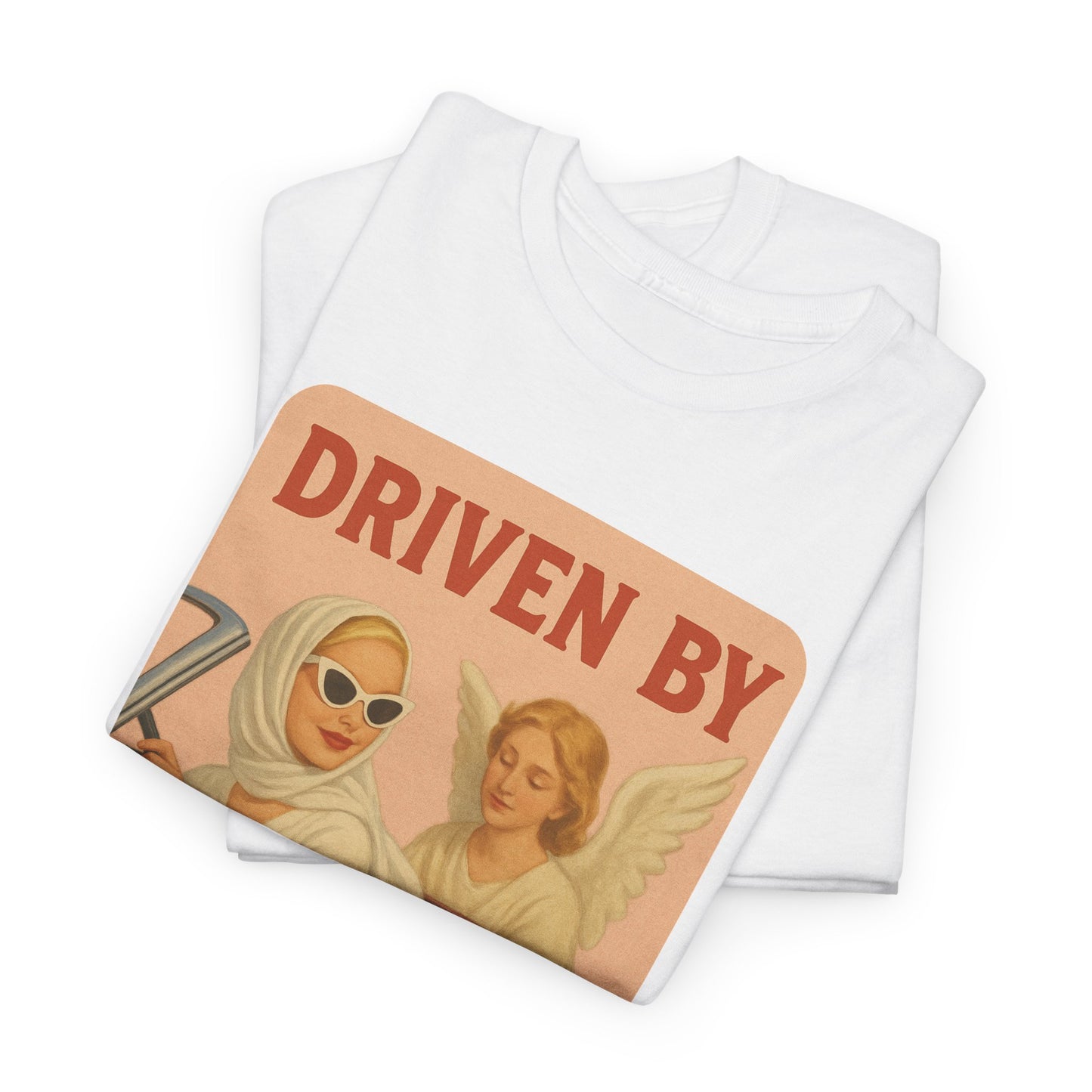 Driven by Soul 444 – Angel Number Retro Graphic Tee | Unisex Vintage Empowerment Shirt - Madame Soulière