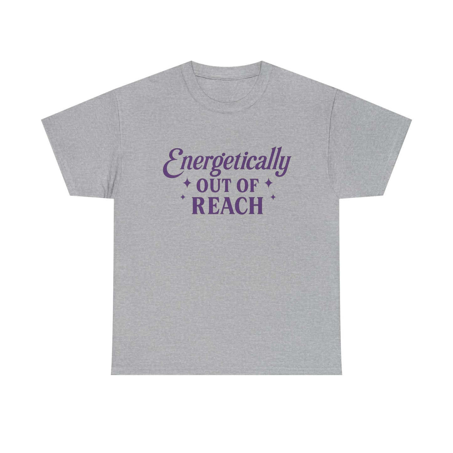 Energetically Out of Reach Unisex T-Shirt – Retro Vintage Graphic Tee, Spiritual Pin Up Shirt, Aesthetic Cosmic Vibes Top - Madame Soulière