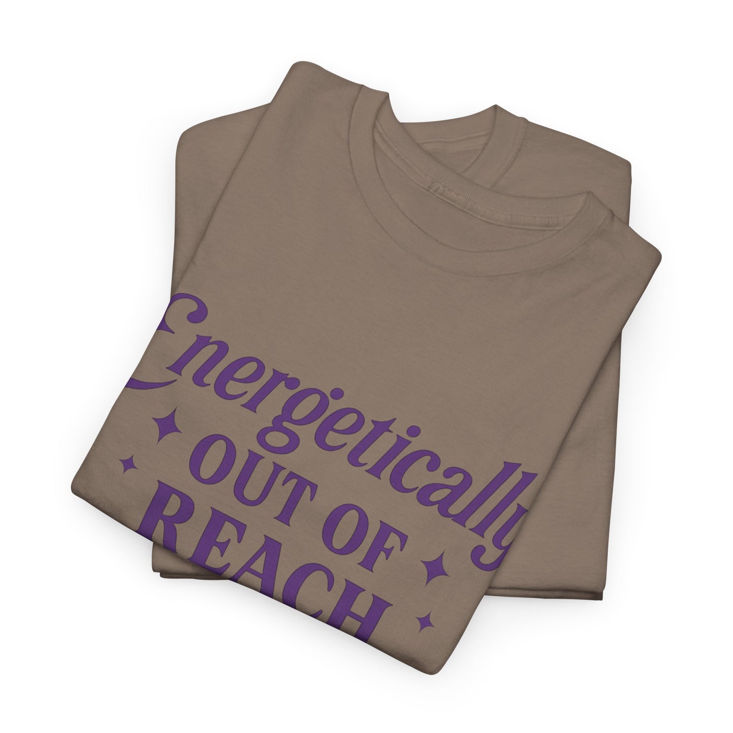Energetically Out of Reach Unisex T-Shirt – Retro Vintage Graphic Tee, Spiritual Pin Up Shirt, Aesthetic Cosmic Vibes Top - Madame Soulière