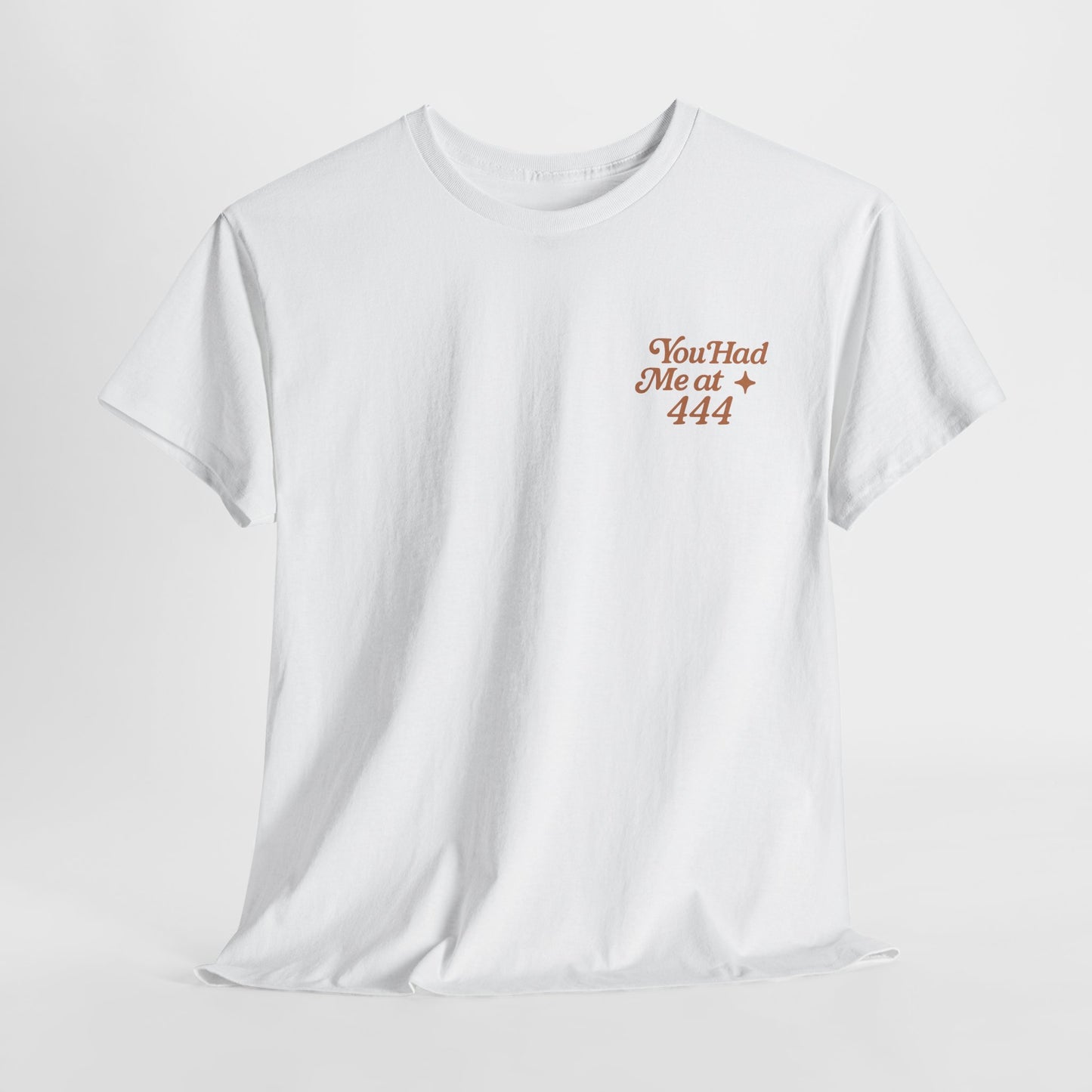 You Had Me at 444 – Retro Angel Number Mini Graphic Tee | Unisex Vintage Spiritual Shirt - Madame Soulière