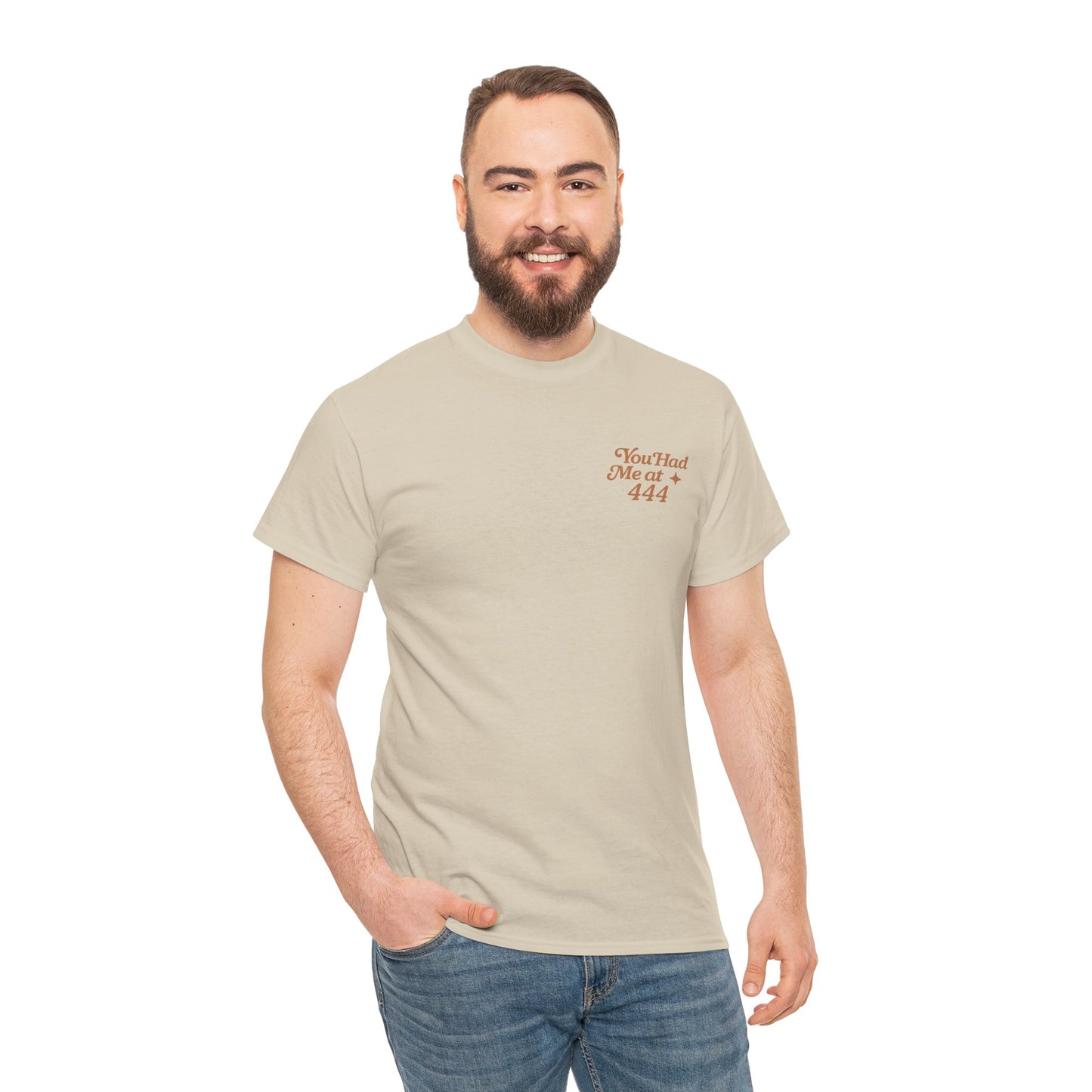 You Had Me at 444 – Retro Angel Number Mini Graphic Tee | Unisex Vintage Spiritual Shirt - Madame Soulière