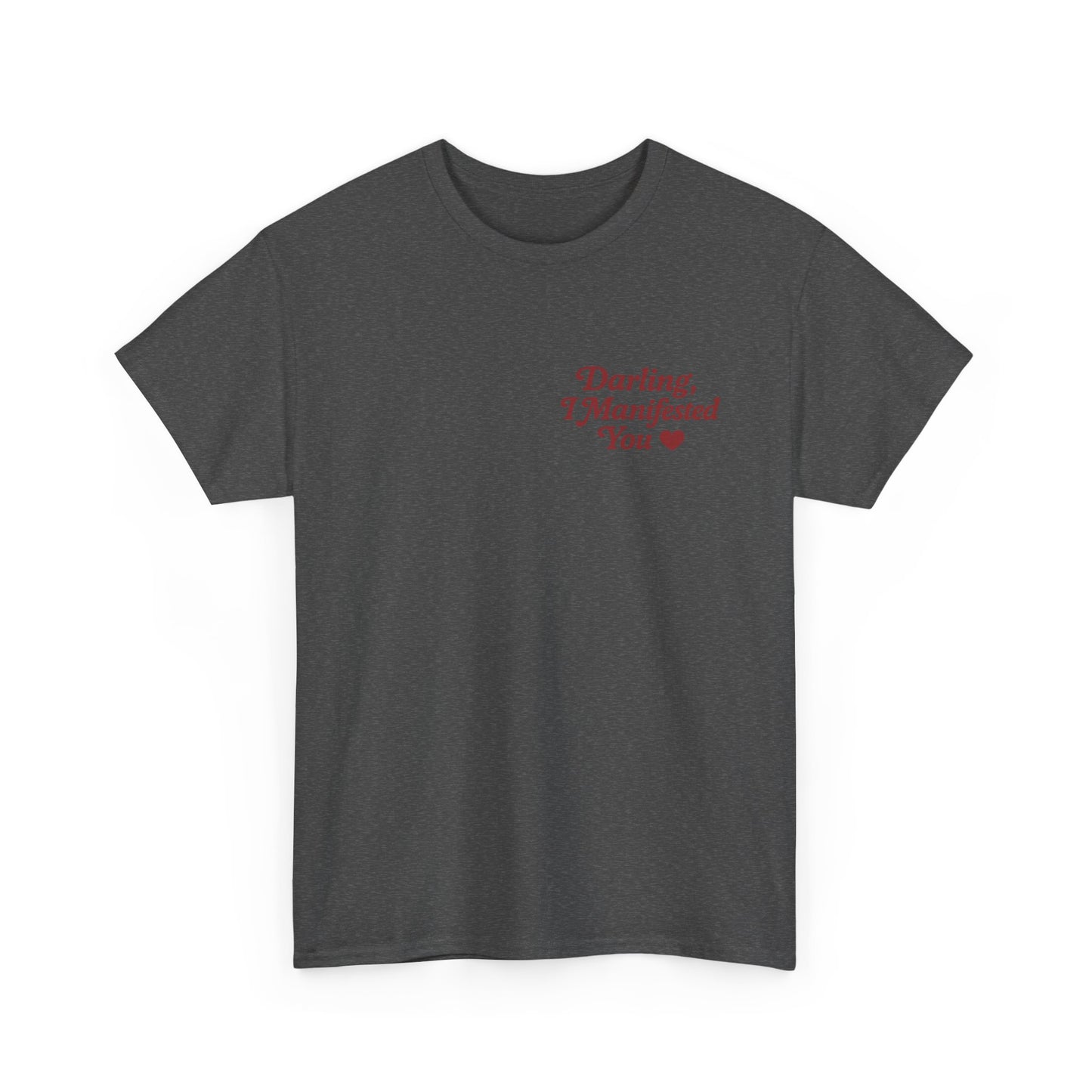 Darling, I Manifested You – Retro Mini Graphic Tee | Unisex Vintage Spiritual Shirt - Madame Soulière