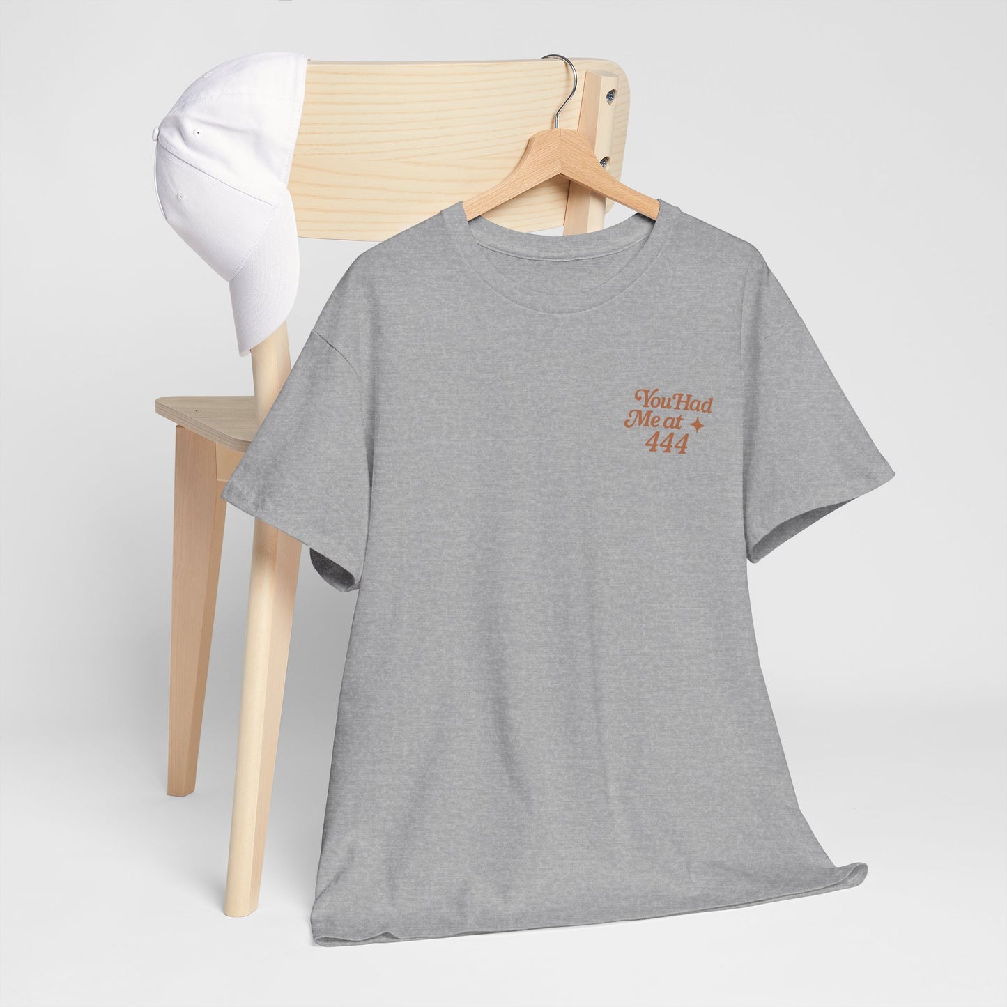 You Had Me at 444 – Retro Angel Number Mini Graphic Tee | Unisex Vintage Spiritual Shirt - Madame Soulière
