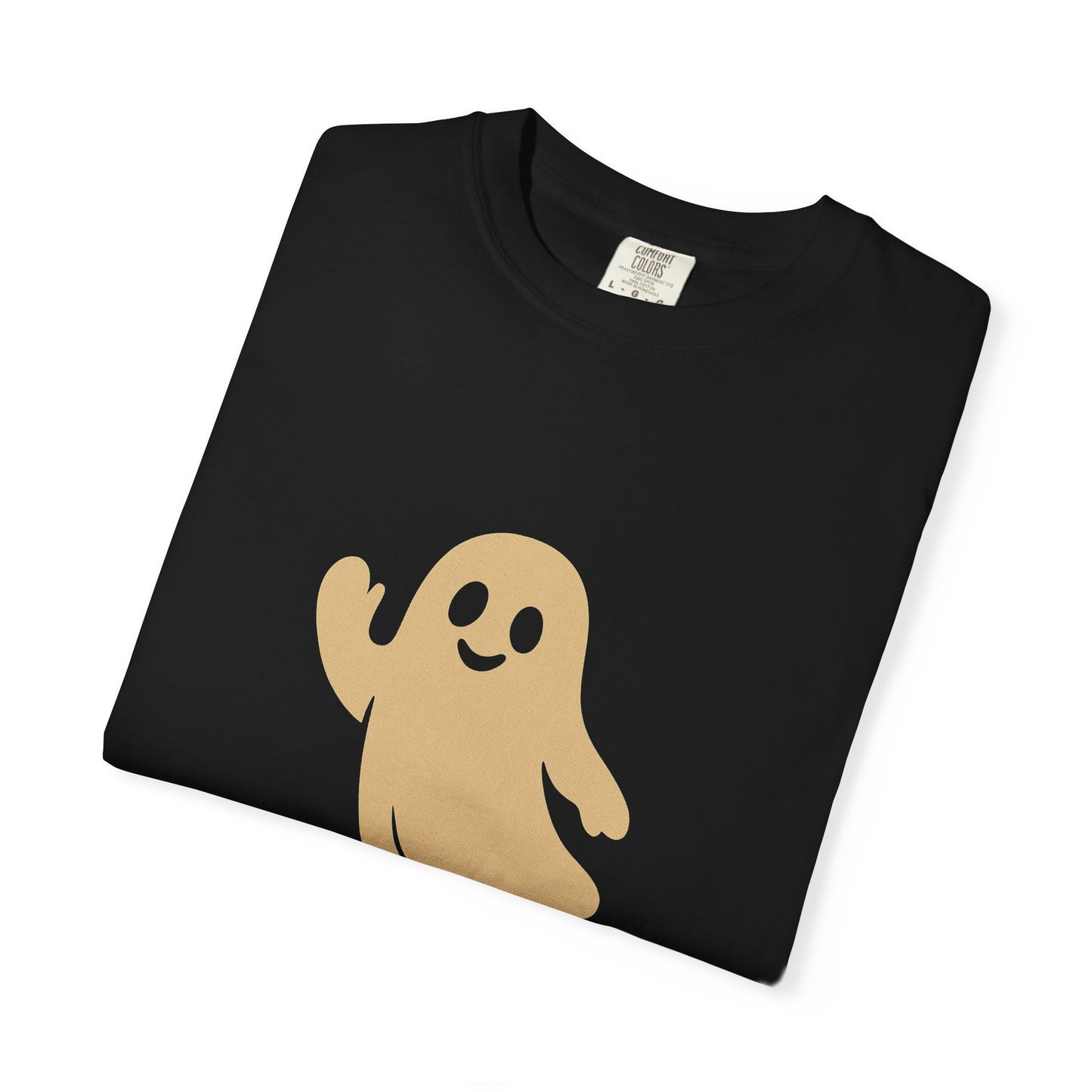 Retro Halloween Ghost T-Shirt – Vintage Pin Up Style Tee, Spooky Season Graphic Top, Hey Boo Shirt for Women & Men - Madame Soulière