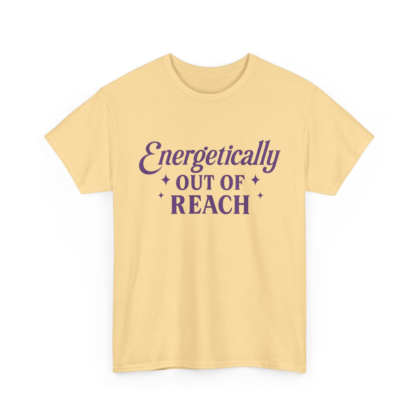 Energetically Out of Reach Unisex T-Shirt – Retro Vintage Graphic Tee, Spiritual Pin Up Shirt, Aesthetic Cosmic Vibes Top - Madame Soulière