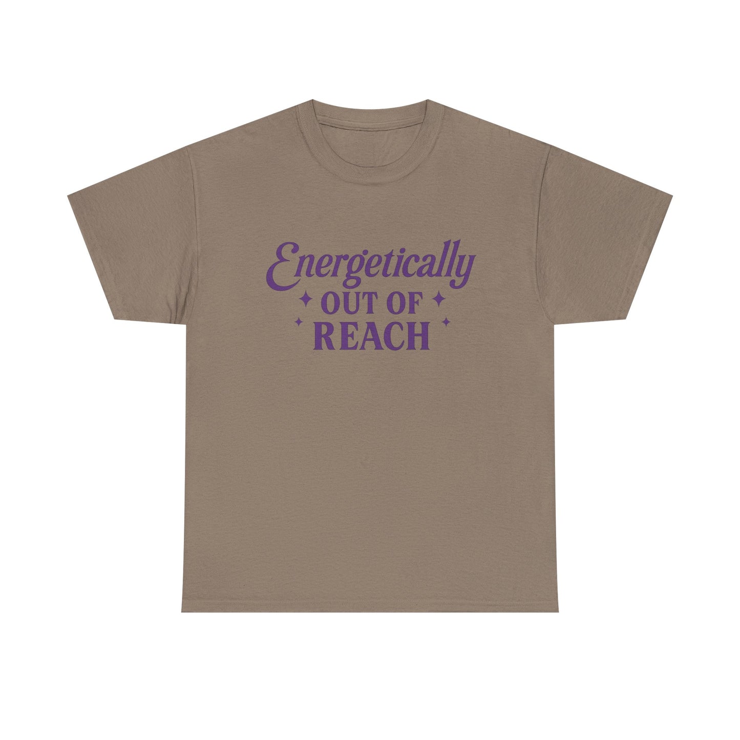 Energetically Out of Reach Unisex T-Shirt – Retro Vintage Graphic Tee, Spiritual Pin Up Shirt, Aesthetic Cosmic Vibes Top - Madame Soulière