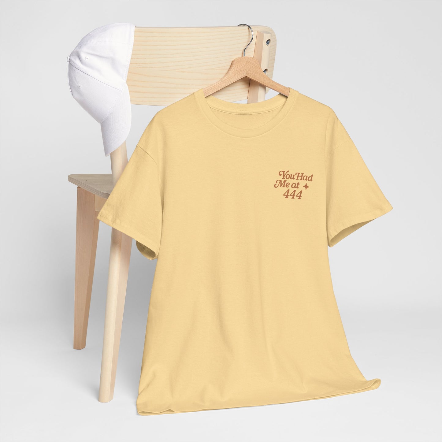You Had Me at 444 – Retro Angel Number Mini Graphic Tee | Unisex Vintage Spiritual Shirt - Madame Soulière