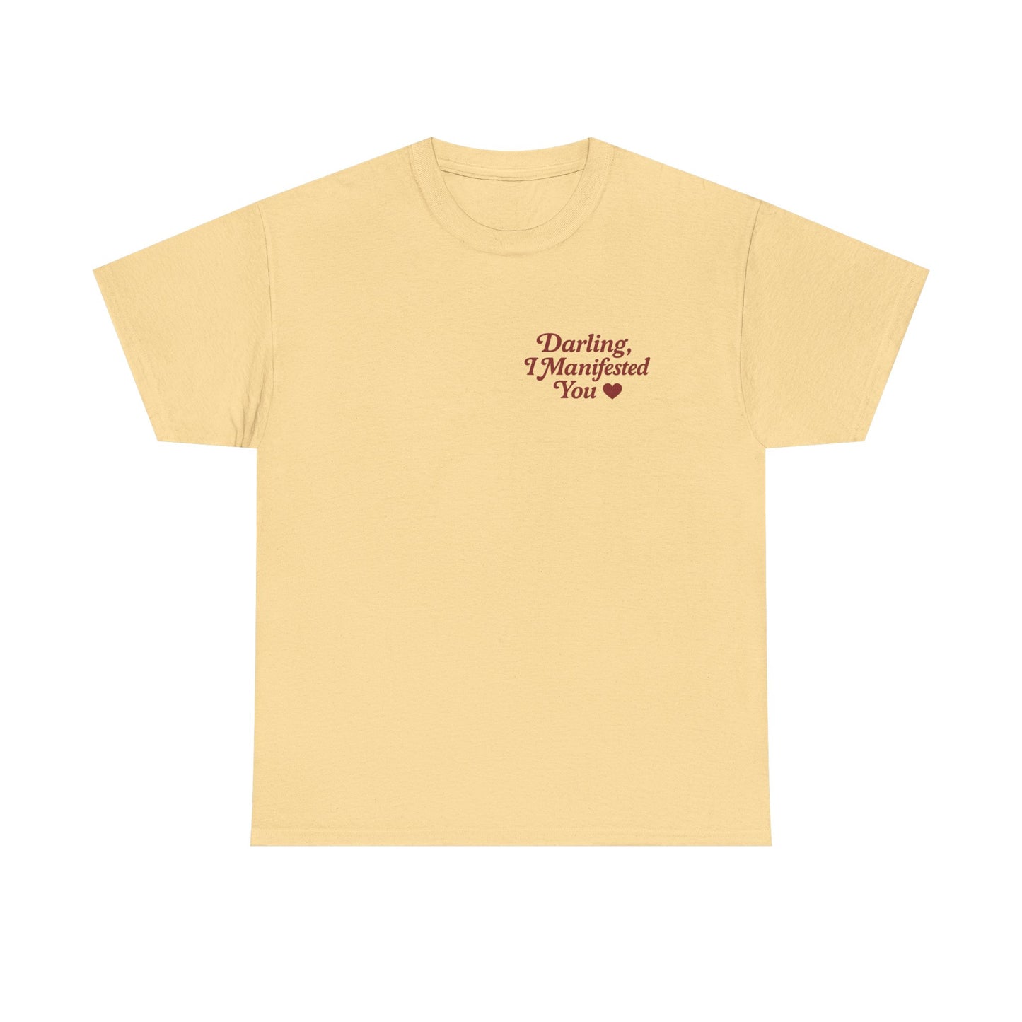 Darling, I Manifested You – Retro Mini Graphic Tee | Unisex Vintage Spiritual Shirt - Madame Soulière