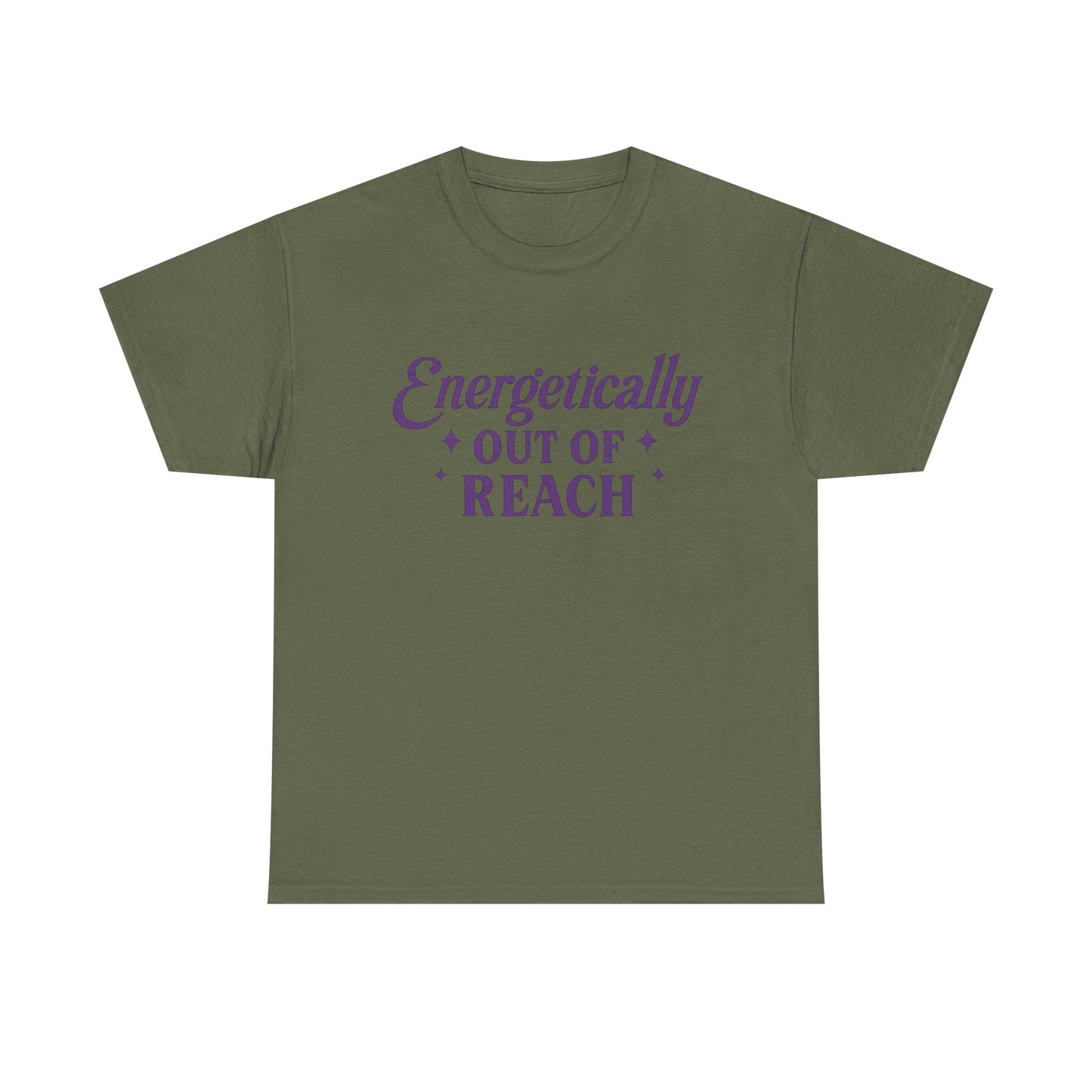 Energetically Out of Reach Unisex T-Shirt – Retro Vintage Graphic Tee, Spiritual Pin Up Shirt, Aesthetic Cosmic Vibes Top - Madame Soulière