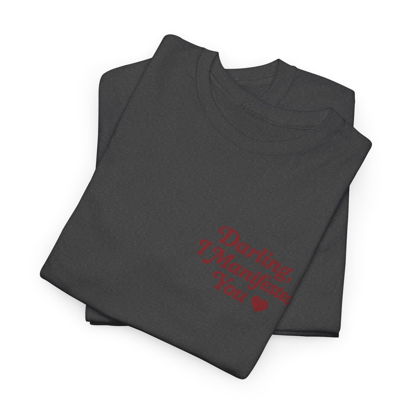 Darling, I Manifested You – Retro Mini Graphic Tee | Unisex Vintage Spiritual Shirt - Madame Soulière