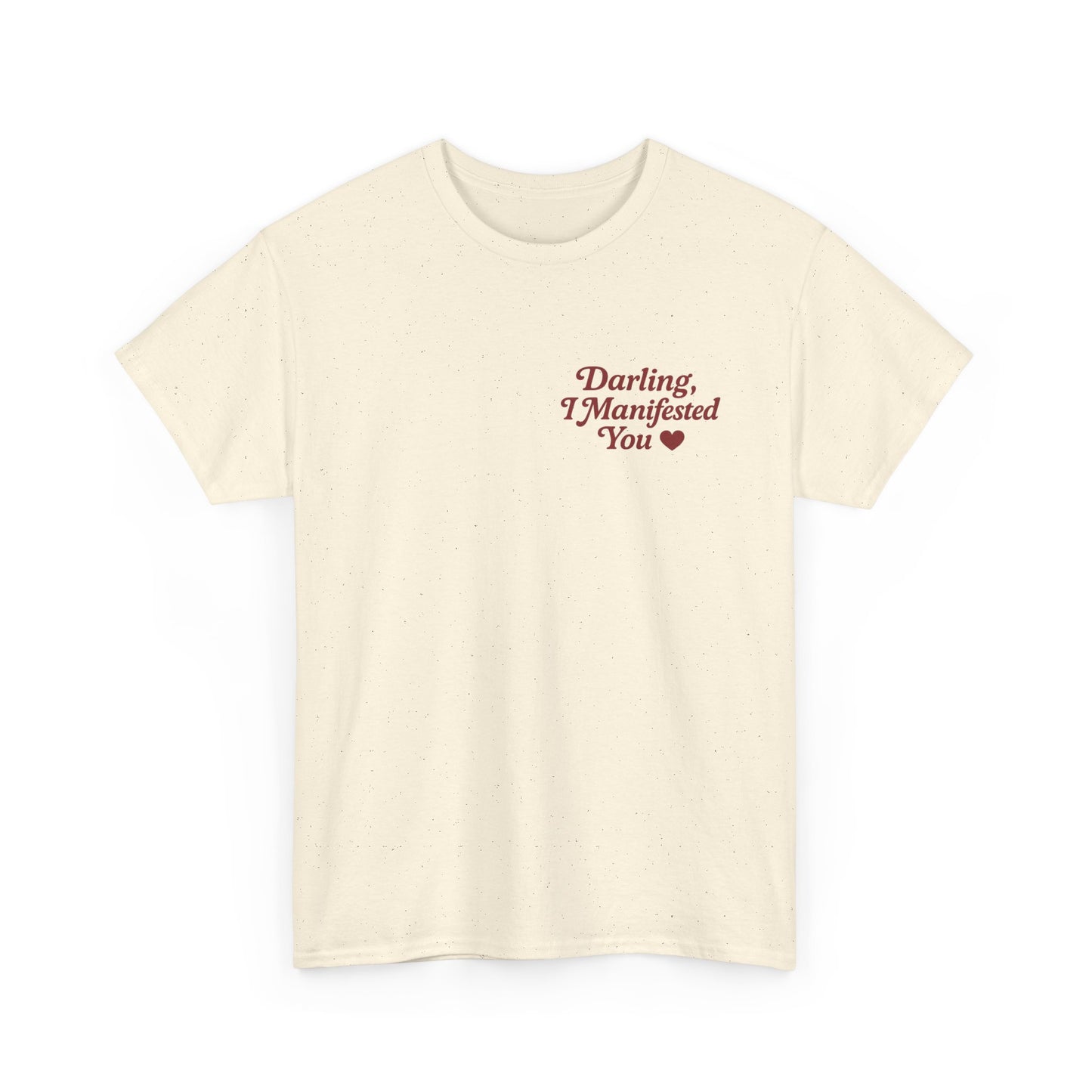 Darling, I Manifested You – Retro Mini Graphic Tee | Unisex Vintage Spiritual Shirt - Madame Soulière