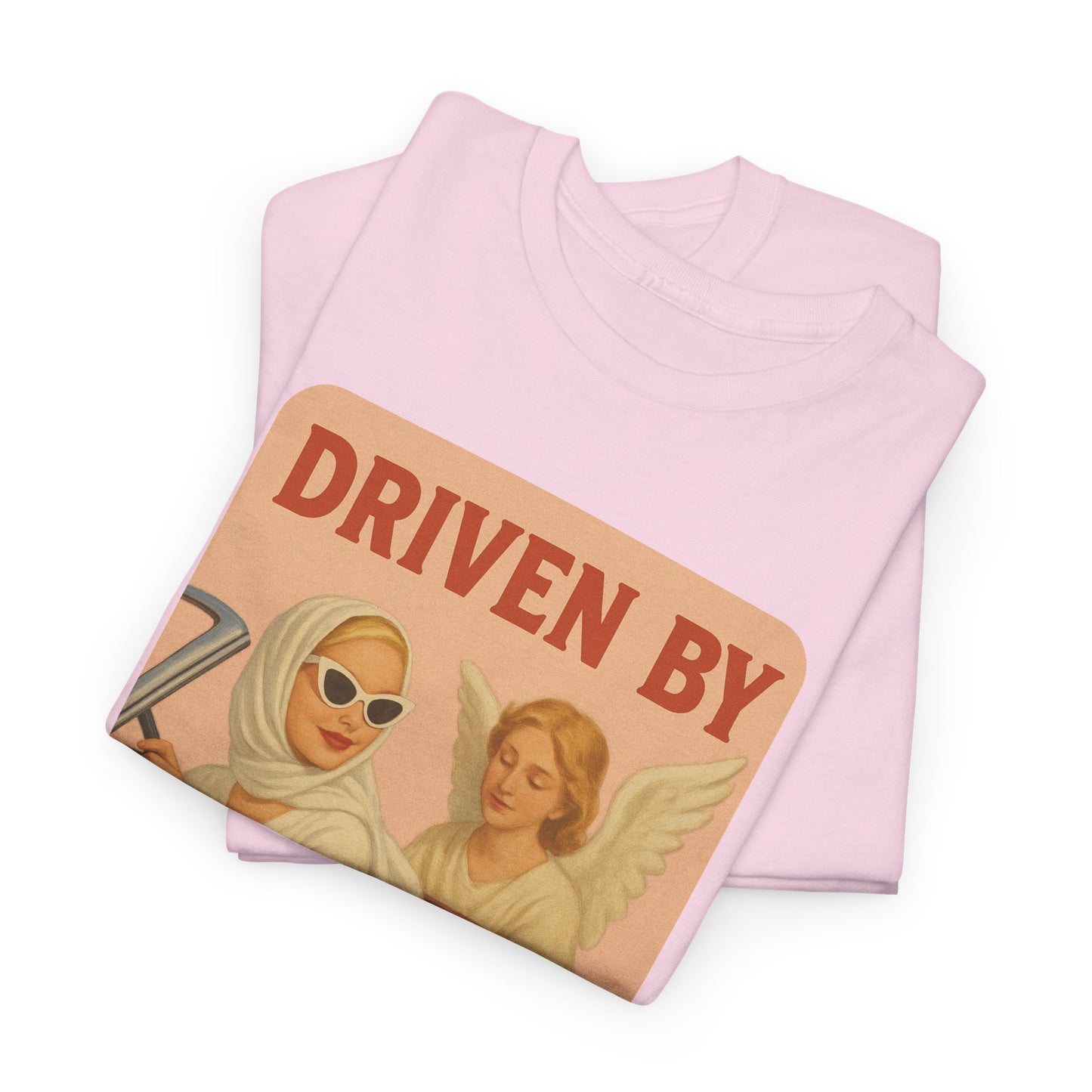 Driven by Soul 444 – Angel Number Retro Graphic Tee | Unisex Vintage Empowerment Shirt - Madame Soulière