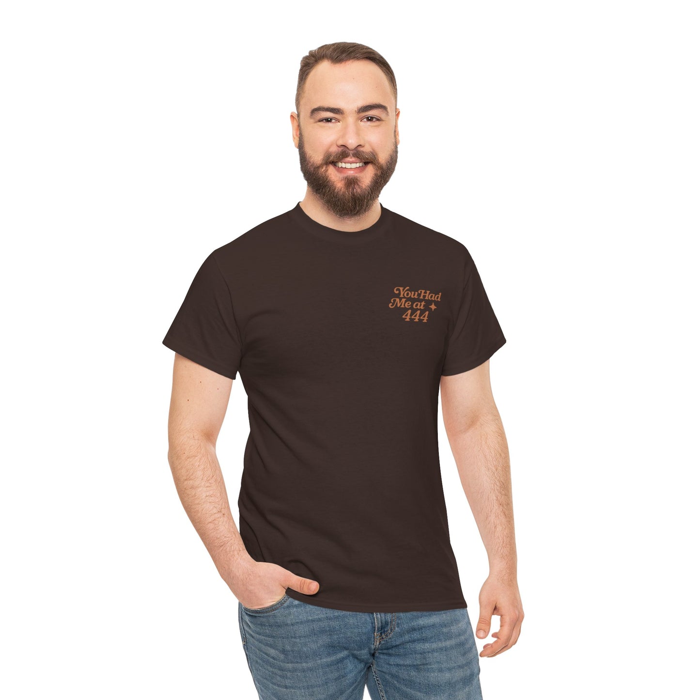 You Had Me at 444 – Retro Angel Number Mini Graphic Tee | Unisex Vintage Spiritual Shirt - Madame Soulière