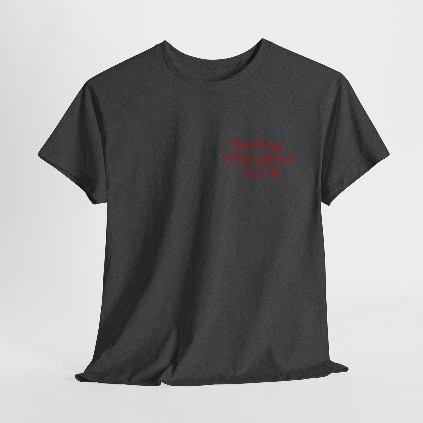 Darling, I Manifested You – Retro Mini Graphic Tee | Unisex Vintage Spiritual Shirt - Madame Soulière