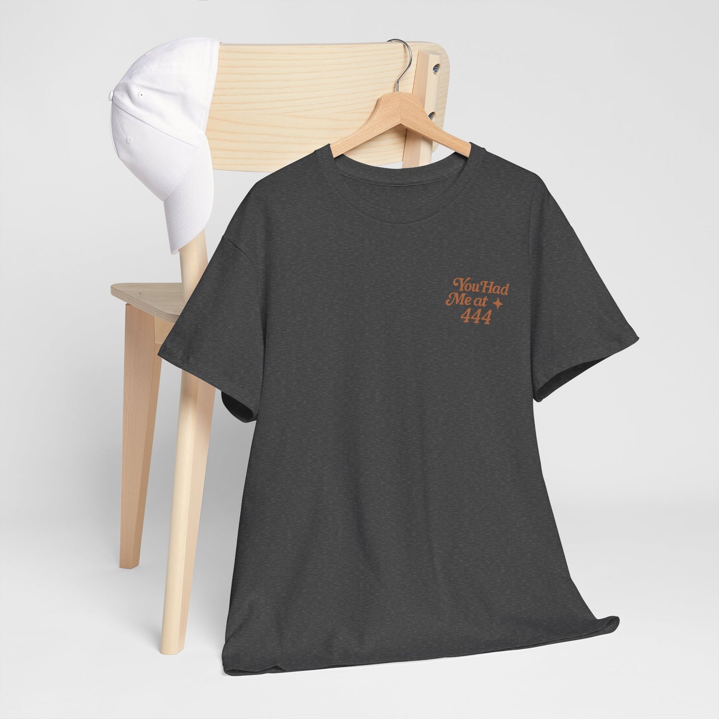 You Had Me at 444 – Retro Angel Number Mini Graphic Tee | Unisex Vintage Spiritual Shirt - Madame Soulière