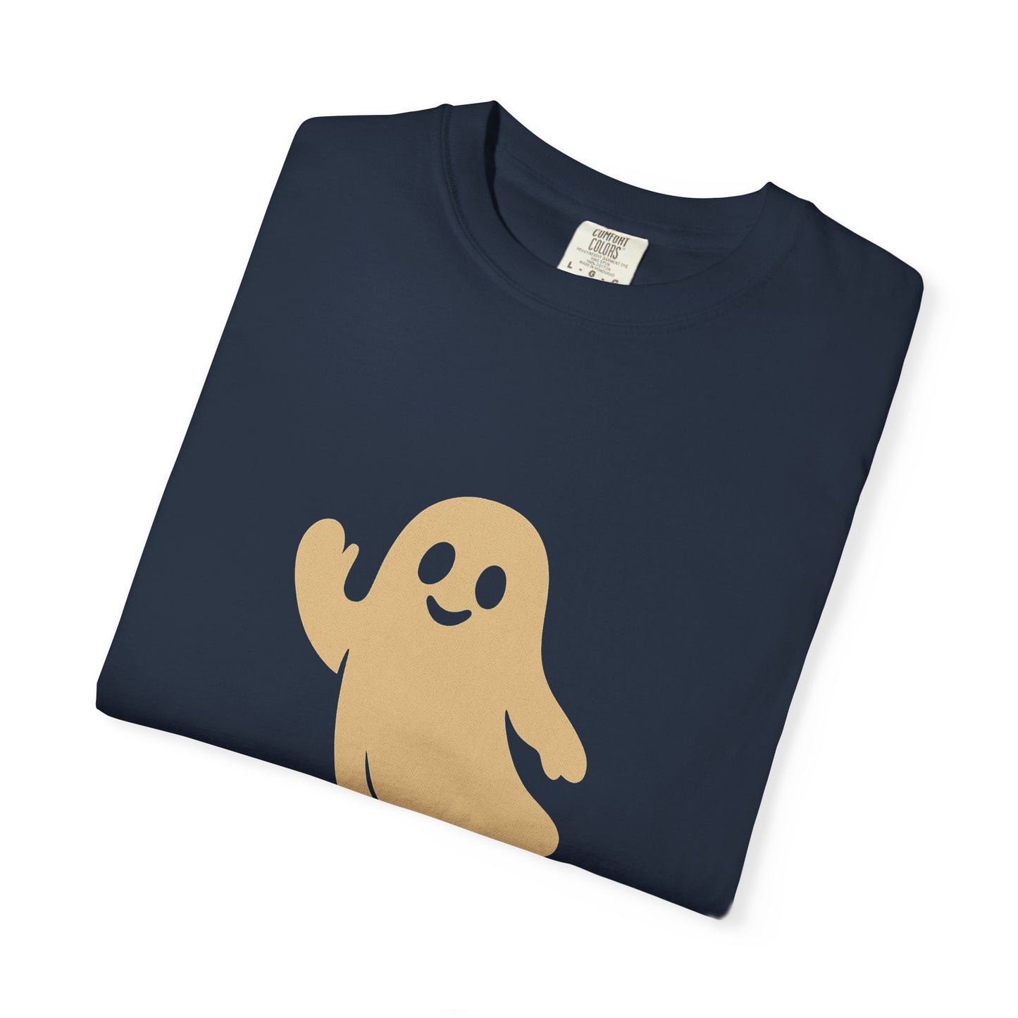 Retro Halloween Ghost T-Shirt – Vintage Pin Up Style Tee, Spooky Season Graphic Top, Hey Boo Shirt for Women & Men - Madame Soulière