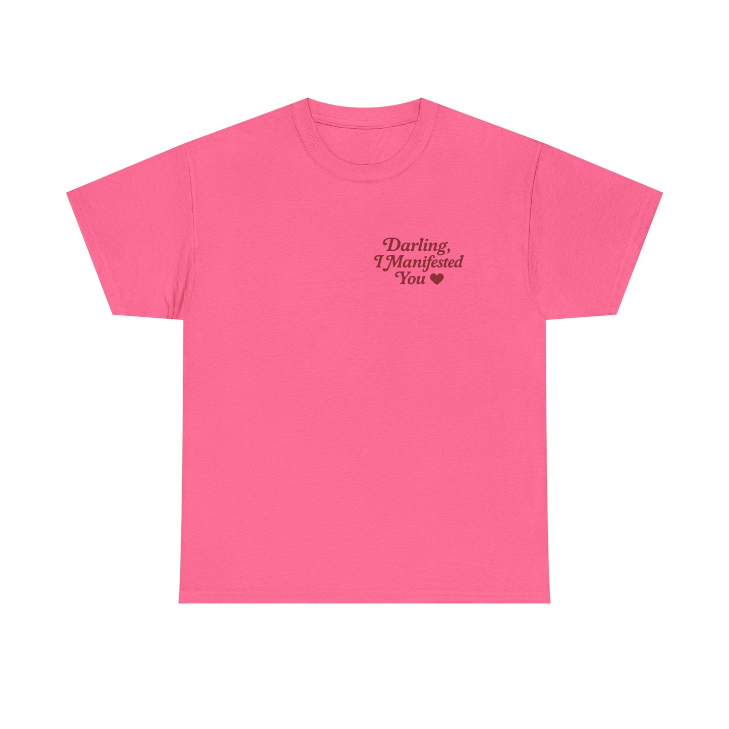 Darling, I Manifested You – Retro Mini Graphic Tee | Unisex Vintage Spiritual Shirt - Madame Soulière