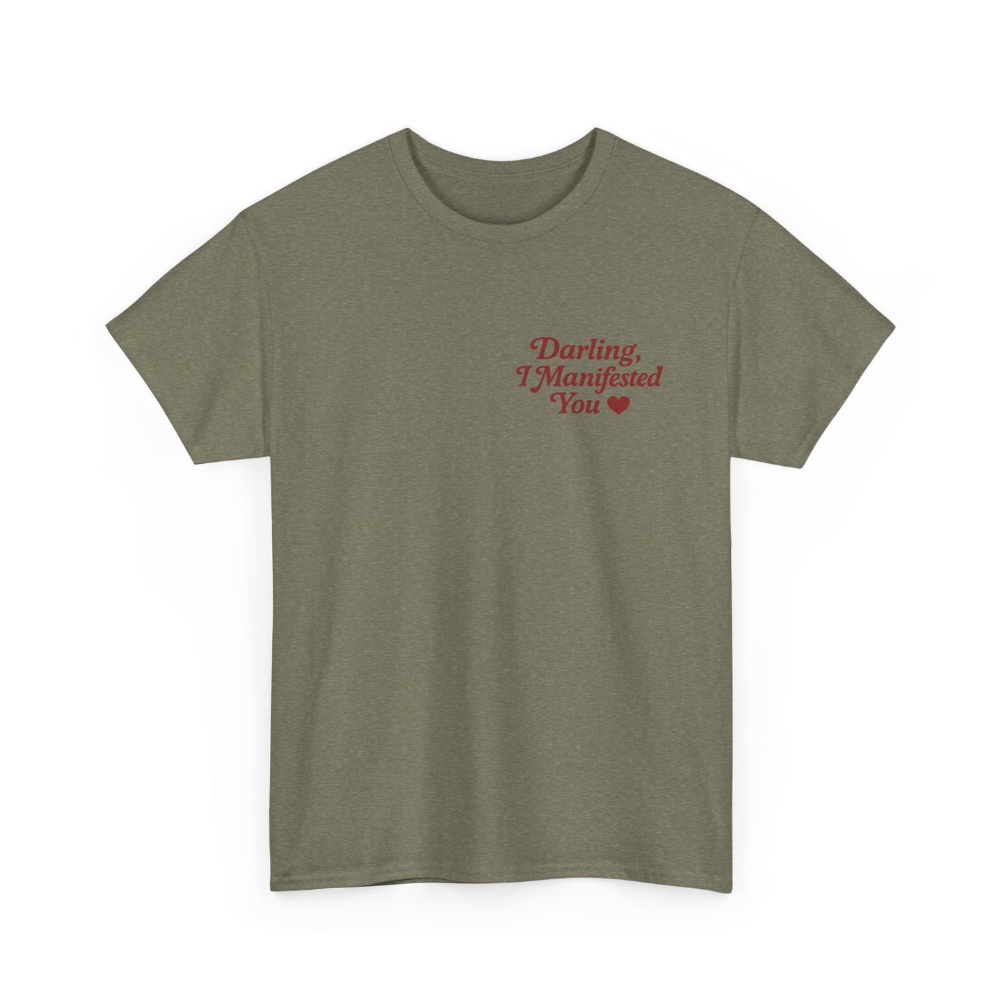 Darling, I Manifested You – Retro Mini Graphic Tee | Unisex Vintage Spiritual Shirt - Madame Soulière