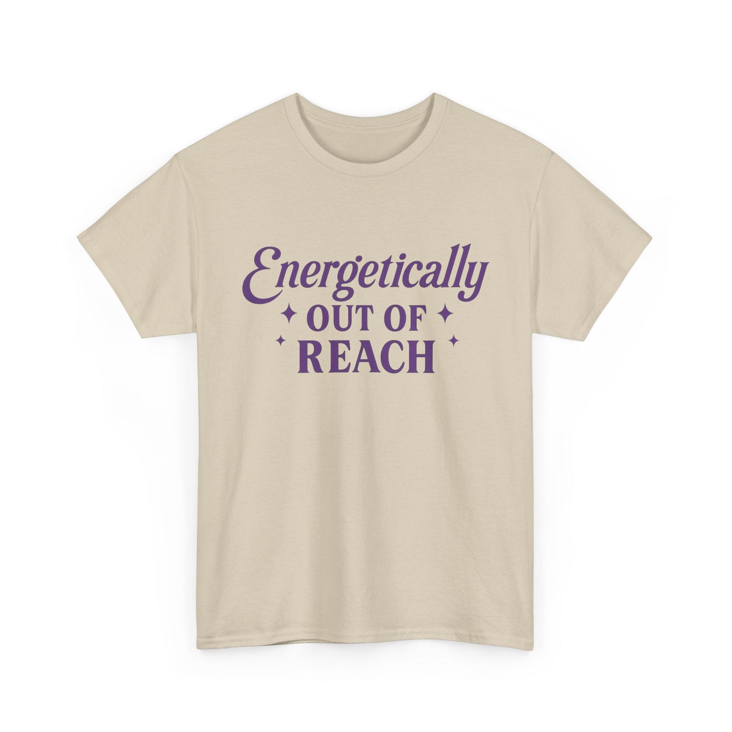 Energetically Out of Reach Unisex T-Shirt – Retro Vintage Graphic Tee, Spiritual Pin Up Shirt, Aesthetic Cosmic Vibes Top - Madame Soulière