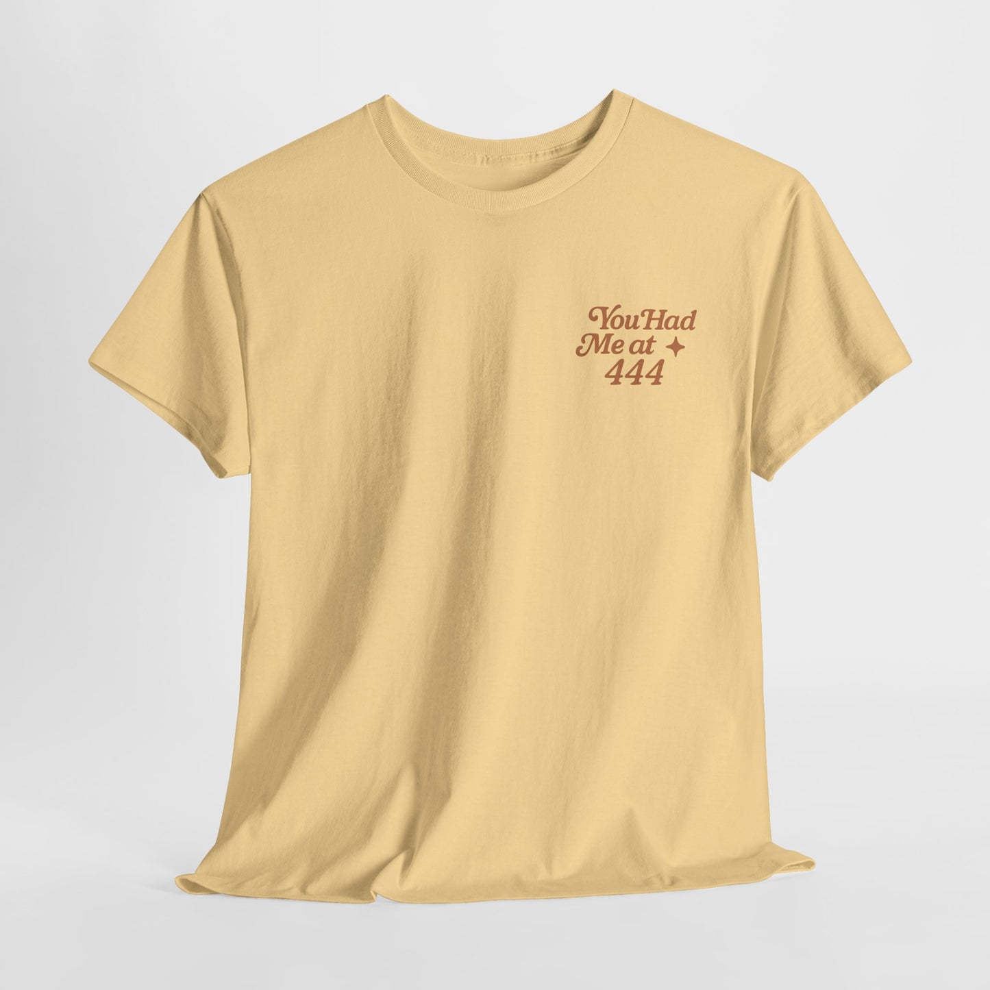 You Had Me at 444 – Retro Angel Number Mini Graphic Tee | Unisex Vintage Spiritual Shirt - Madame Soulière
