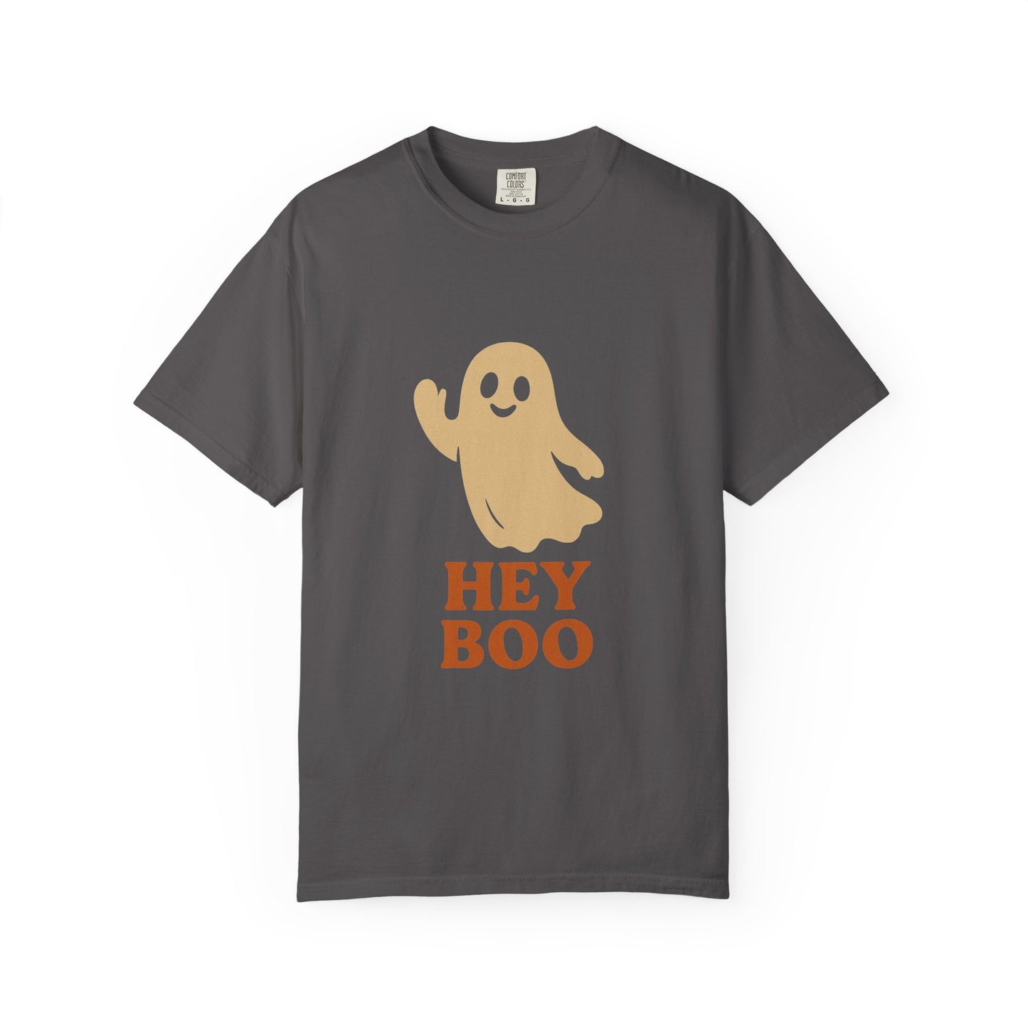 Retro Halloween Ghost T-Shirt – Vintage Pin Up Style Tee, Spooky Season Graphic Top, Hey Boo Shirt for Women & Men - Madame Soulière