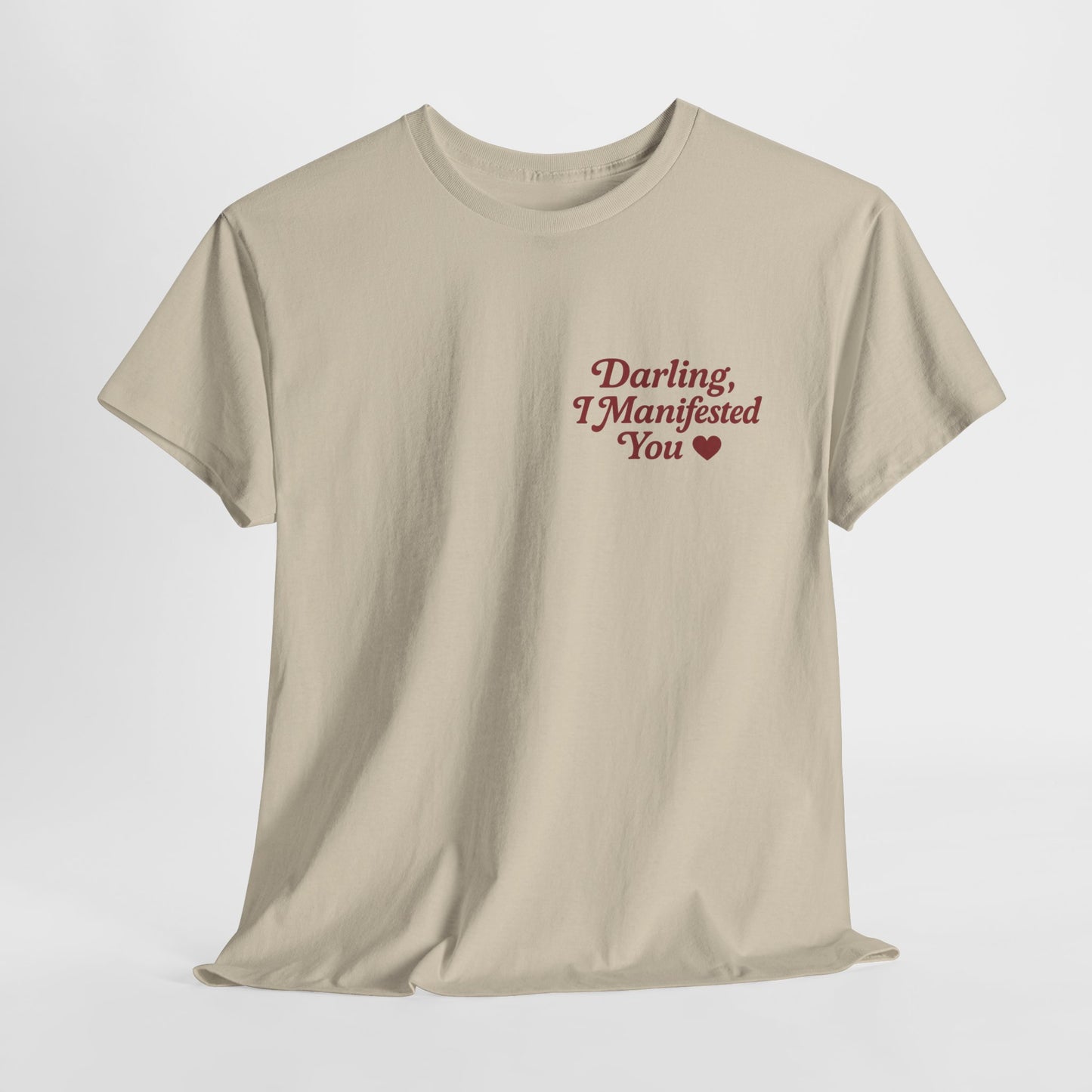 Darling, I Manifested You – Retro Mini Graphic Tee | Unisex Vintage Spiritual Shirt - Madame Soulière
