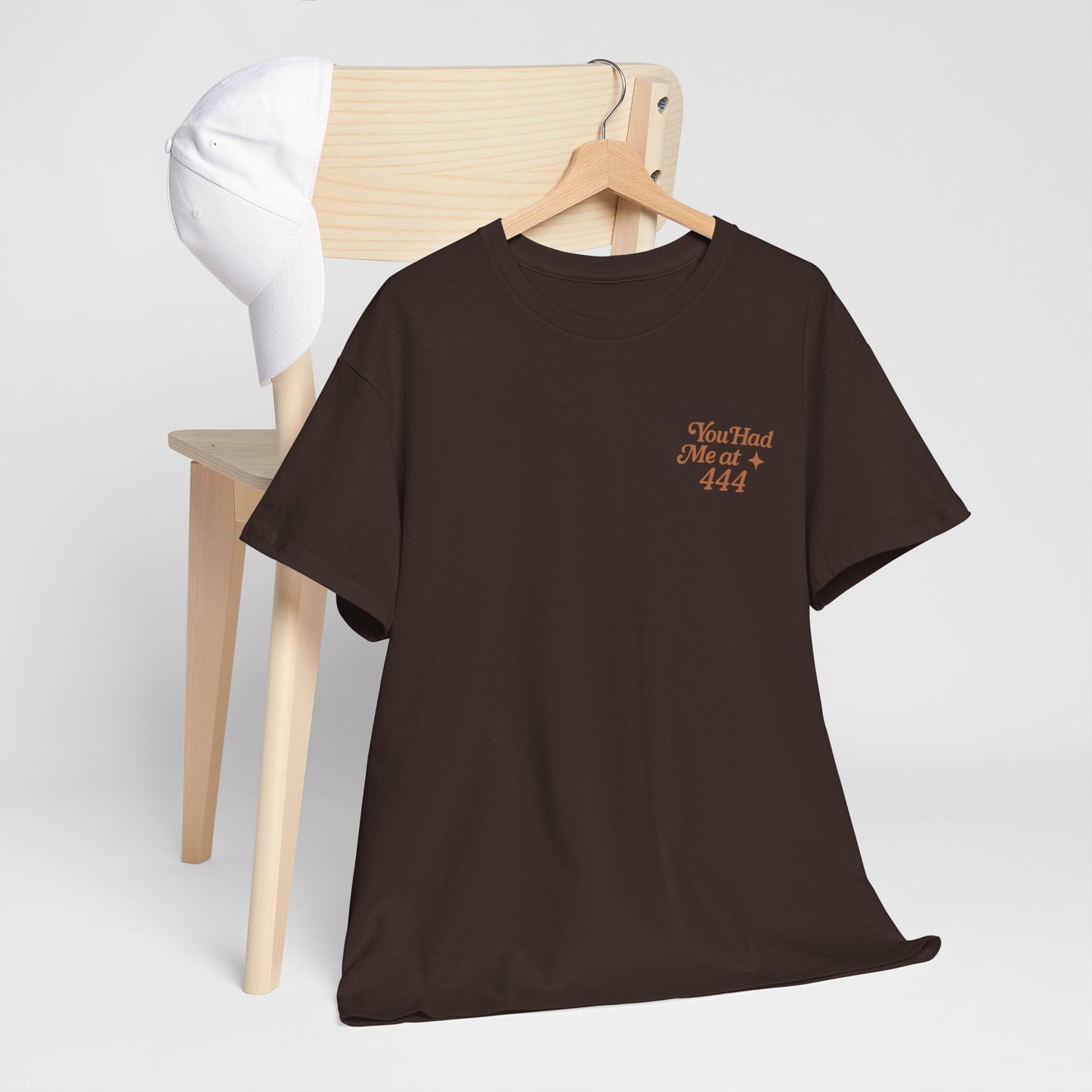 You Had Me at 444 – Retro Angel Number Mini Graphic Tee | Unisex Vintage Spiritual Shirt - Madame Soulière